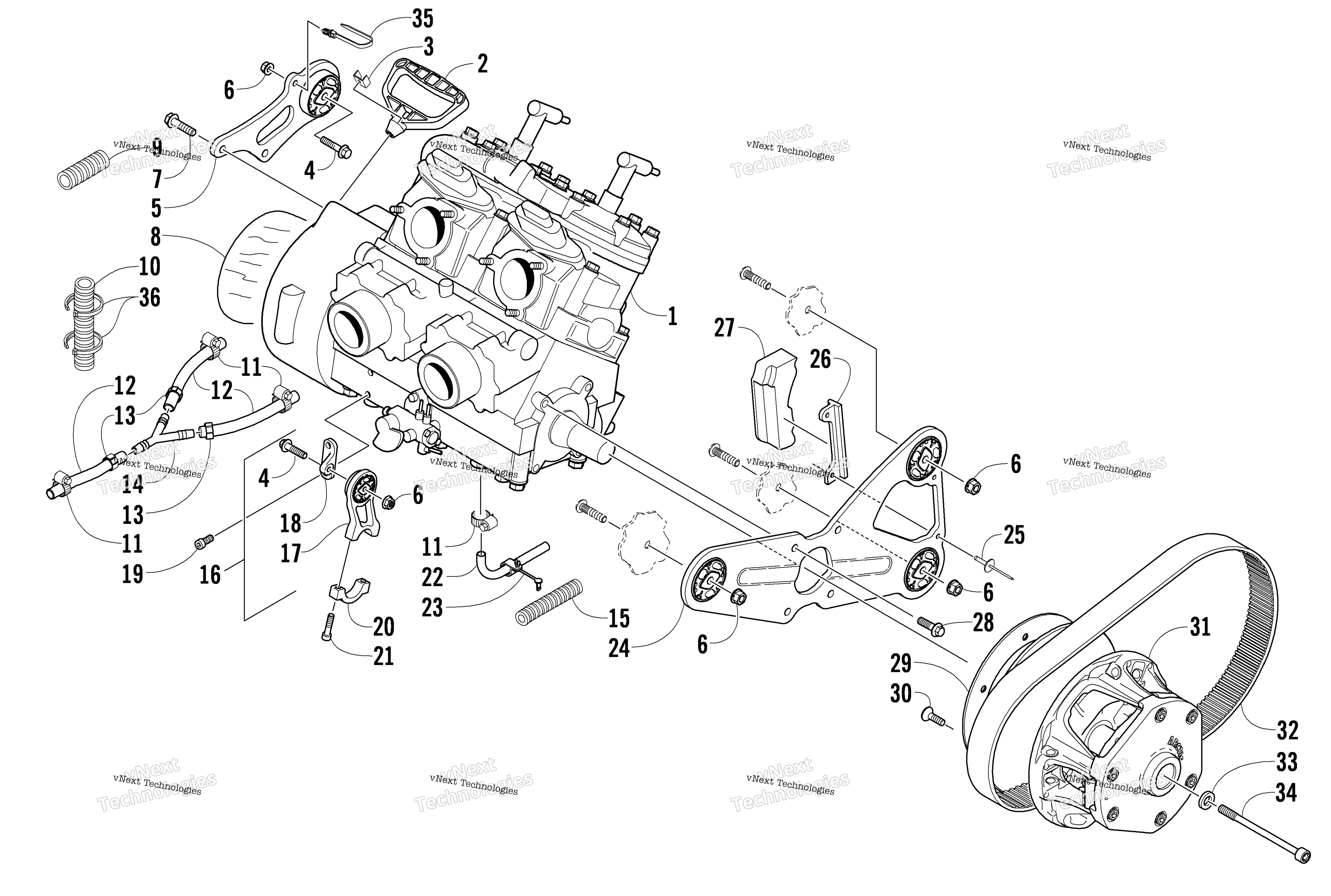 Двигатель And Related Parts