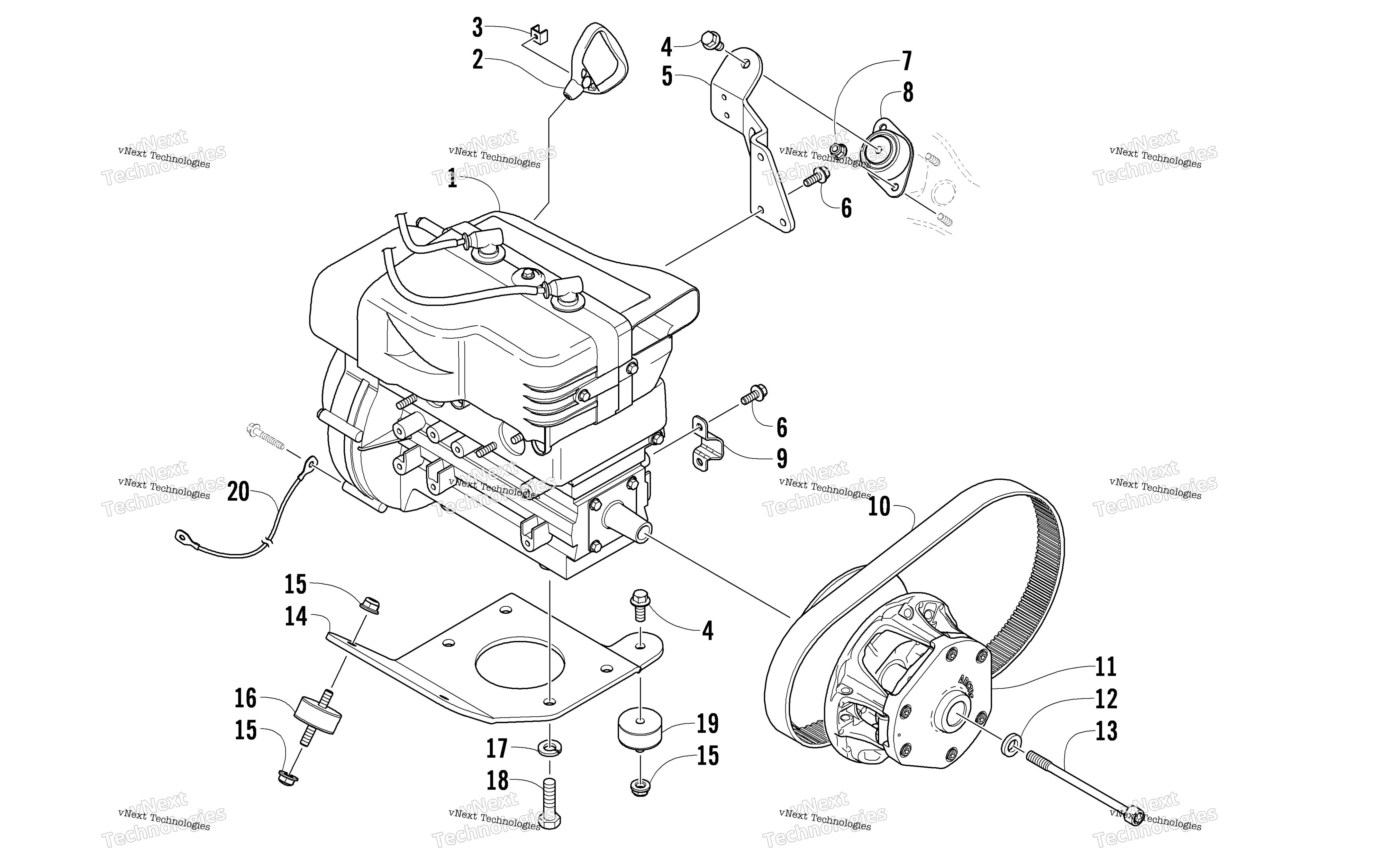 Двигатель And Related Parts