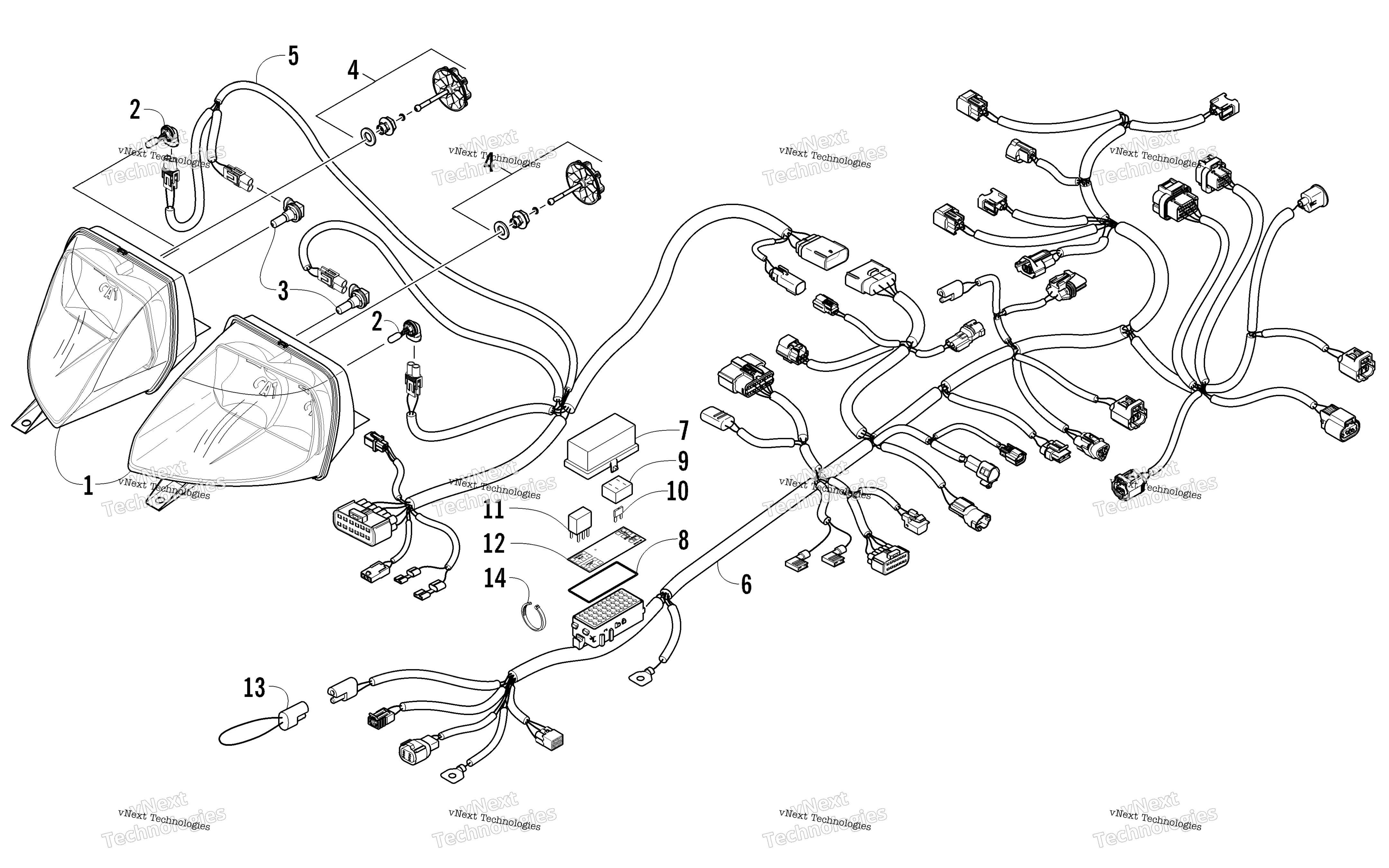 Фара And Wiring Assemblies