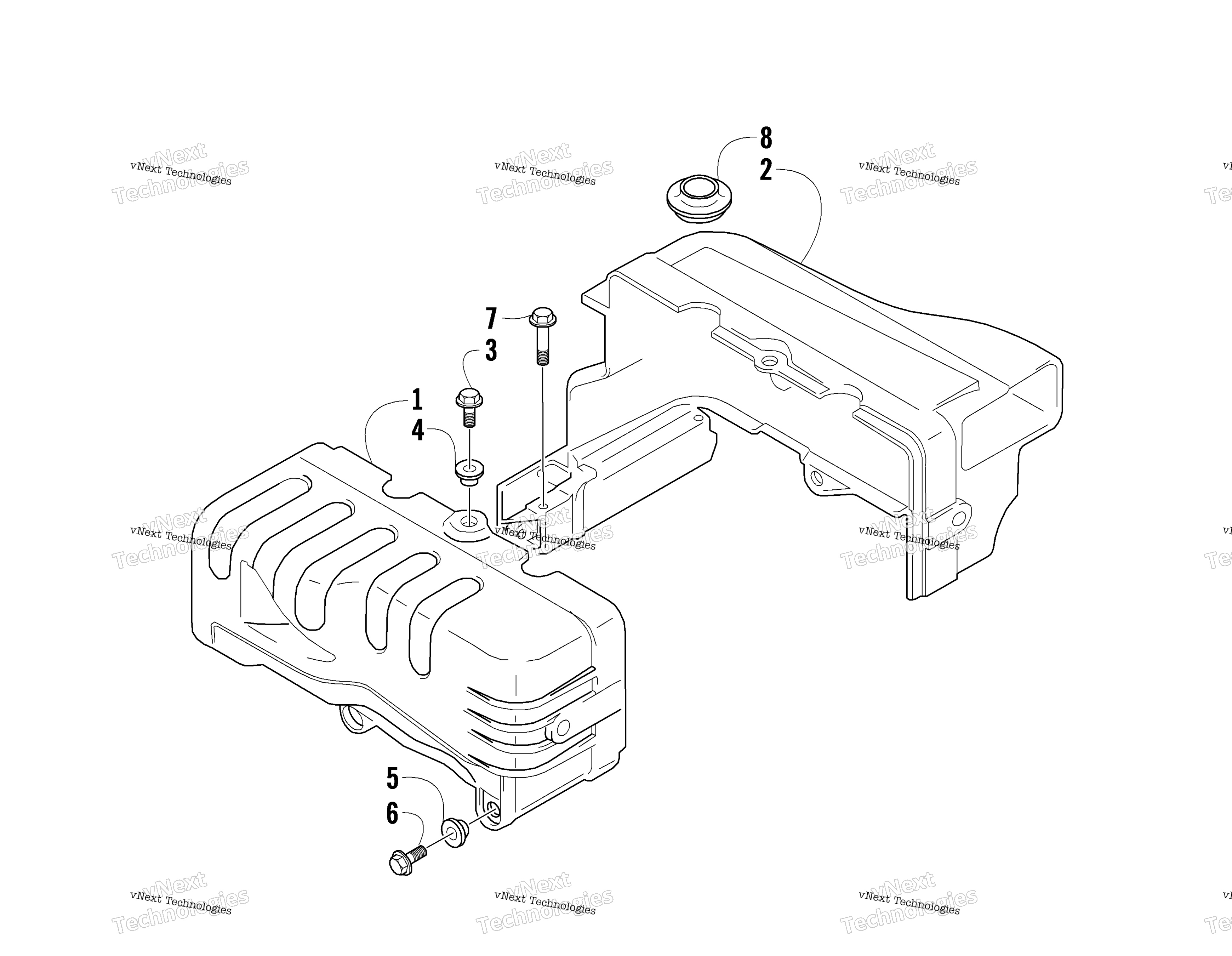 Цилиндр Cowling Assembly