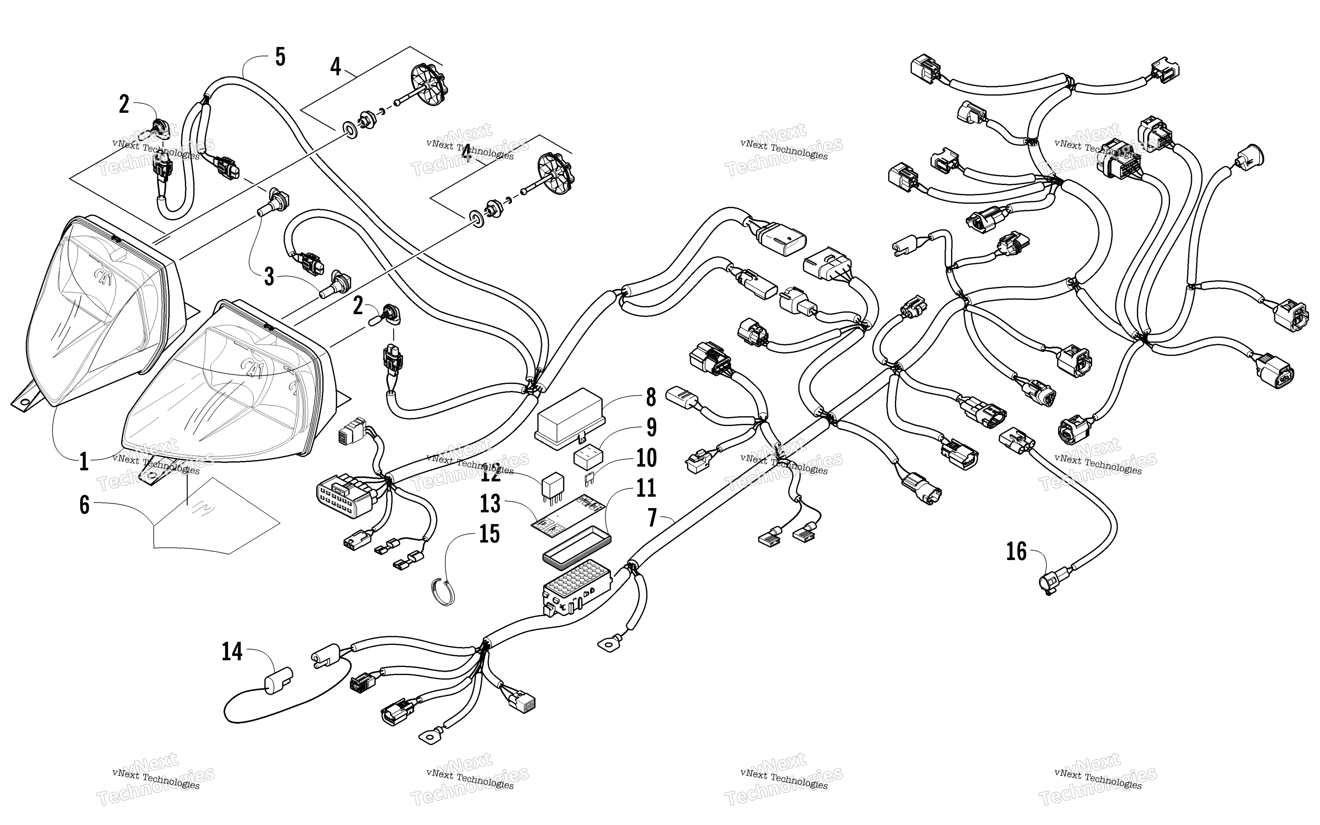 Фара And Wiring Assemblies