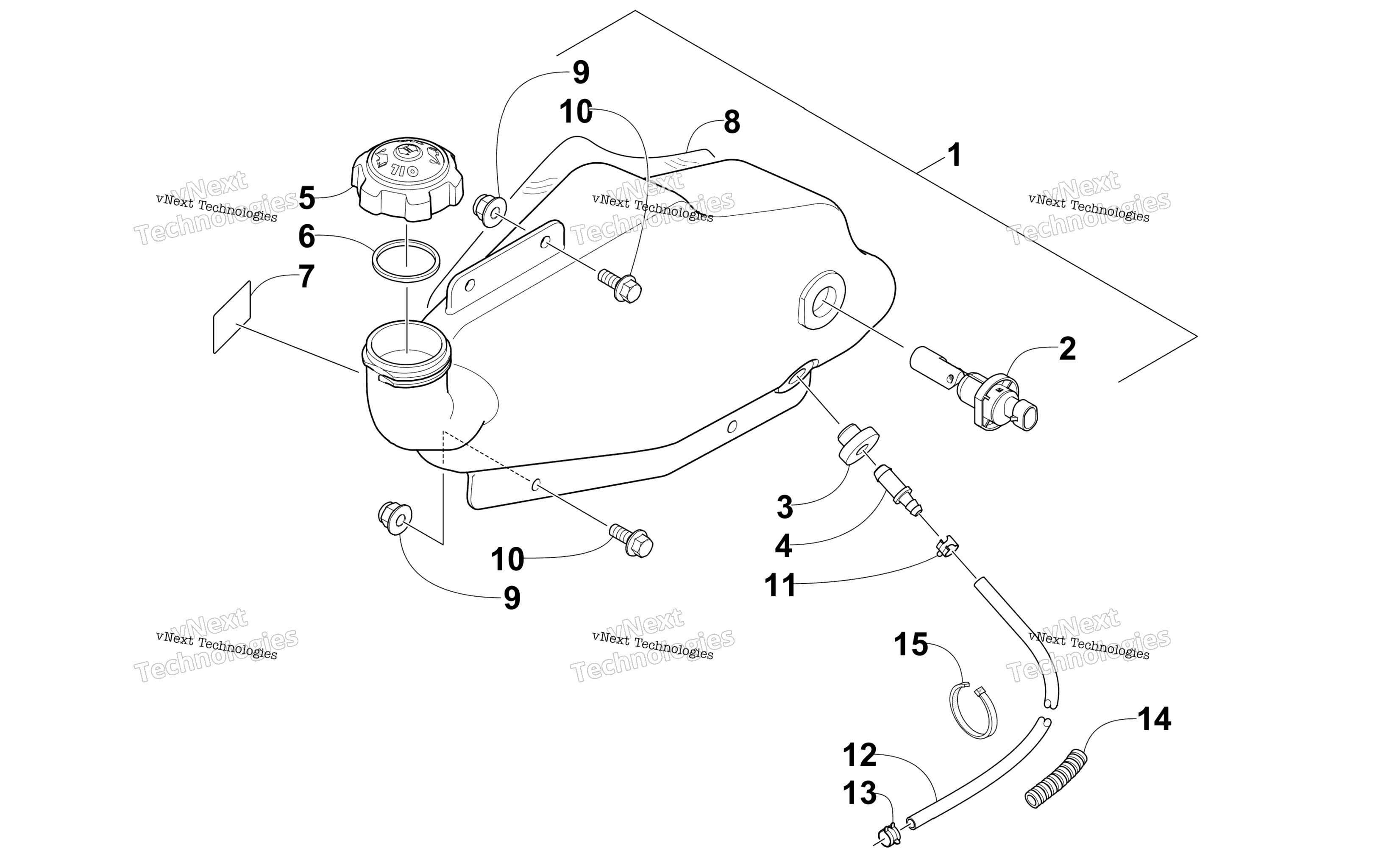 масляный Tank Assembly