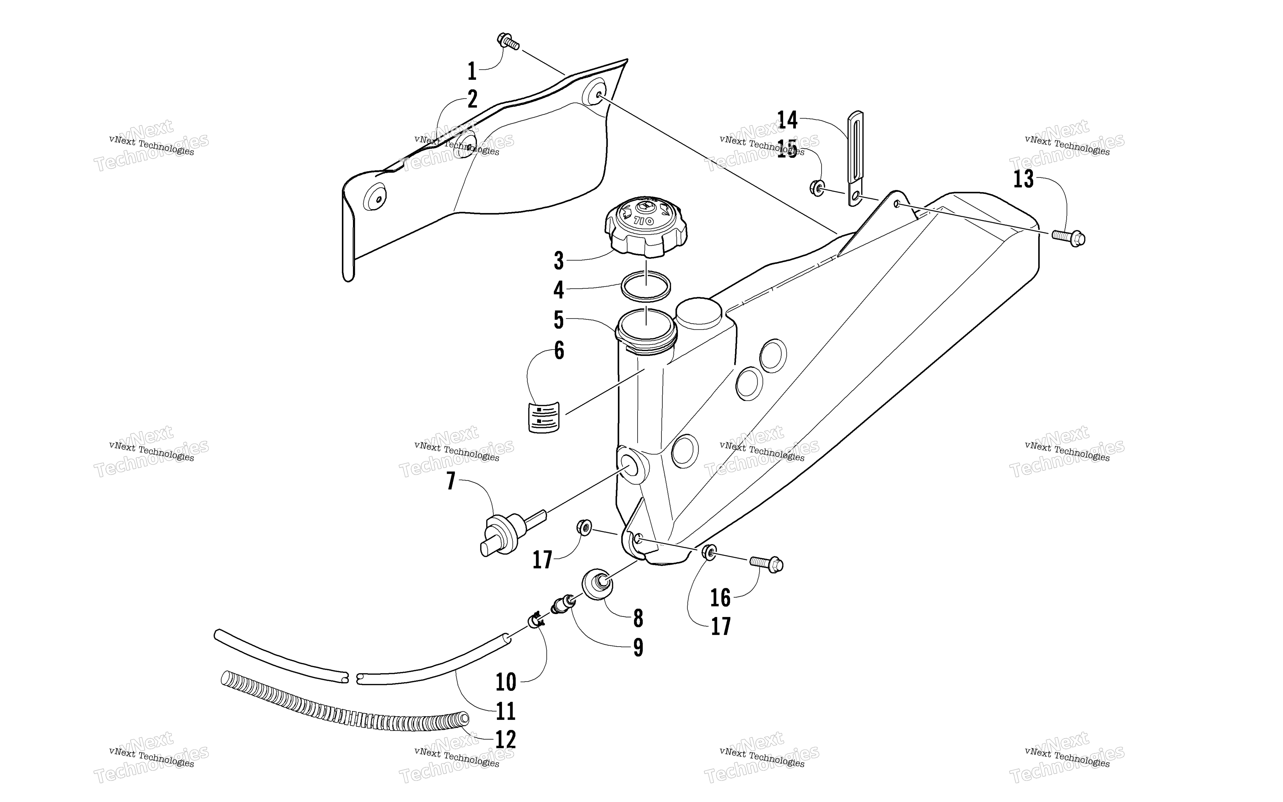масляный Tank Assembly