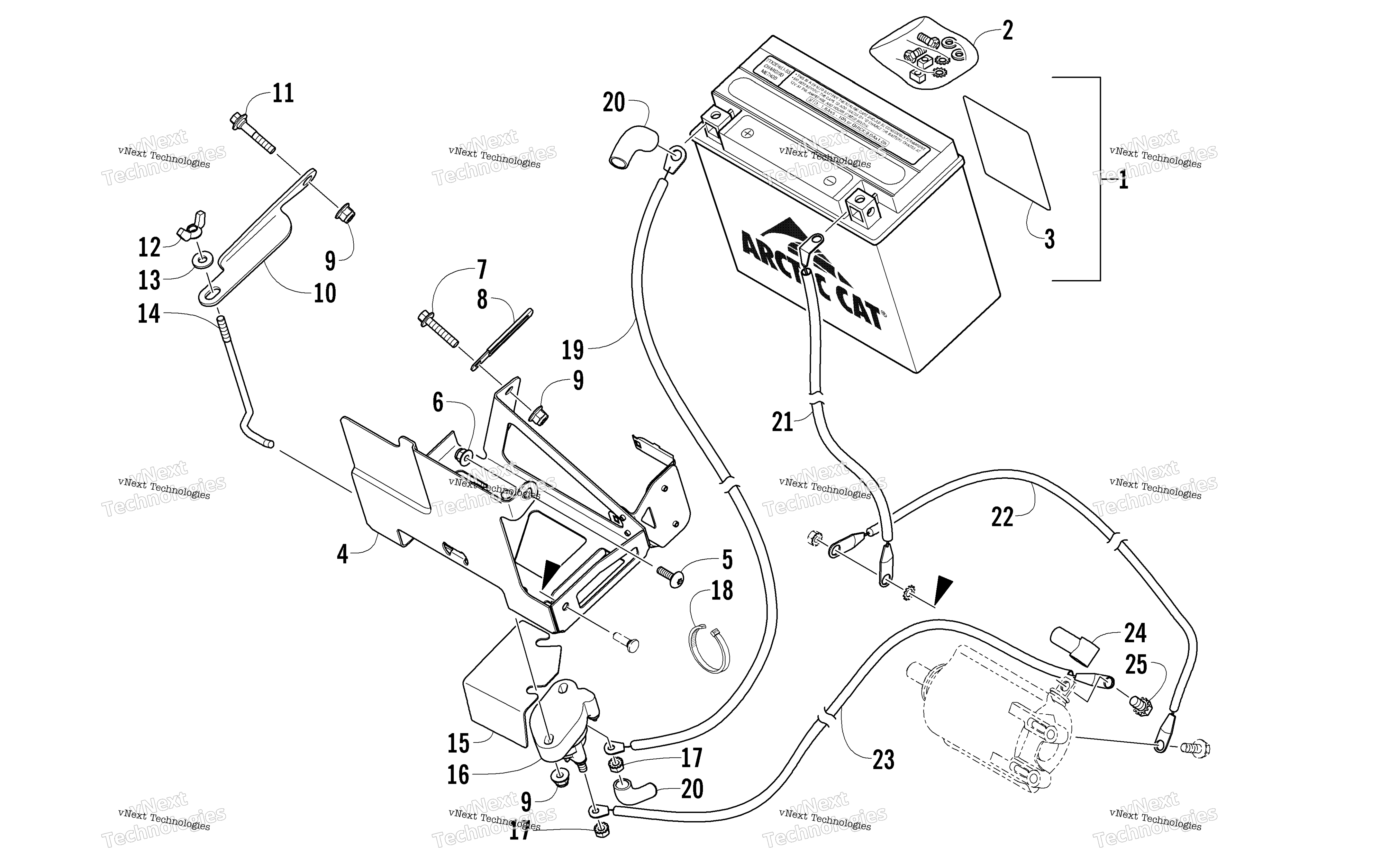 Аккумулятор And Tray Assembly