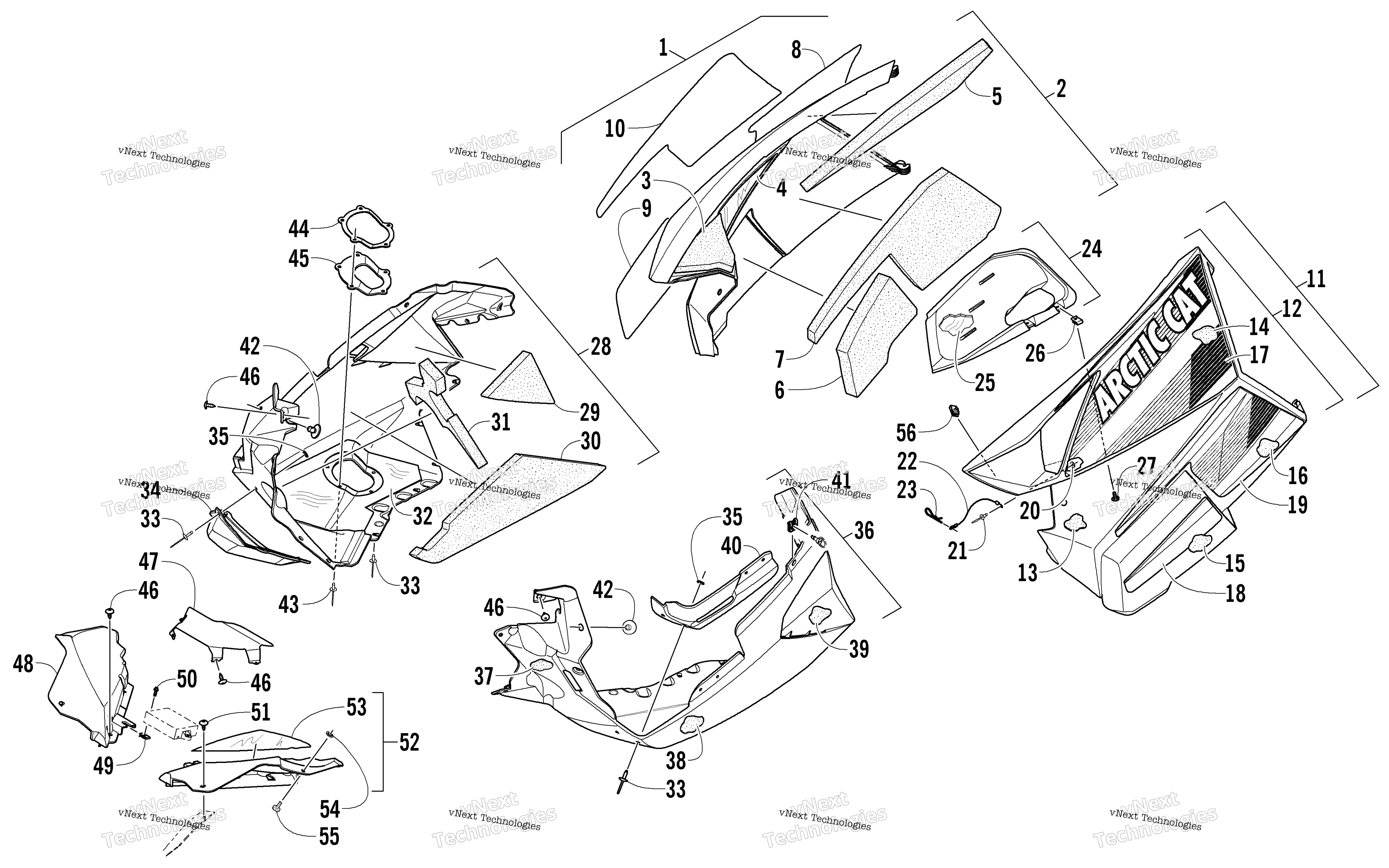 Skid Plate и Side панель узел