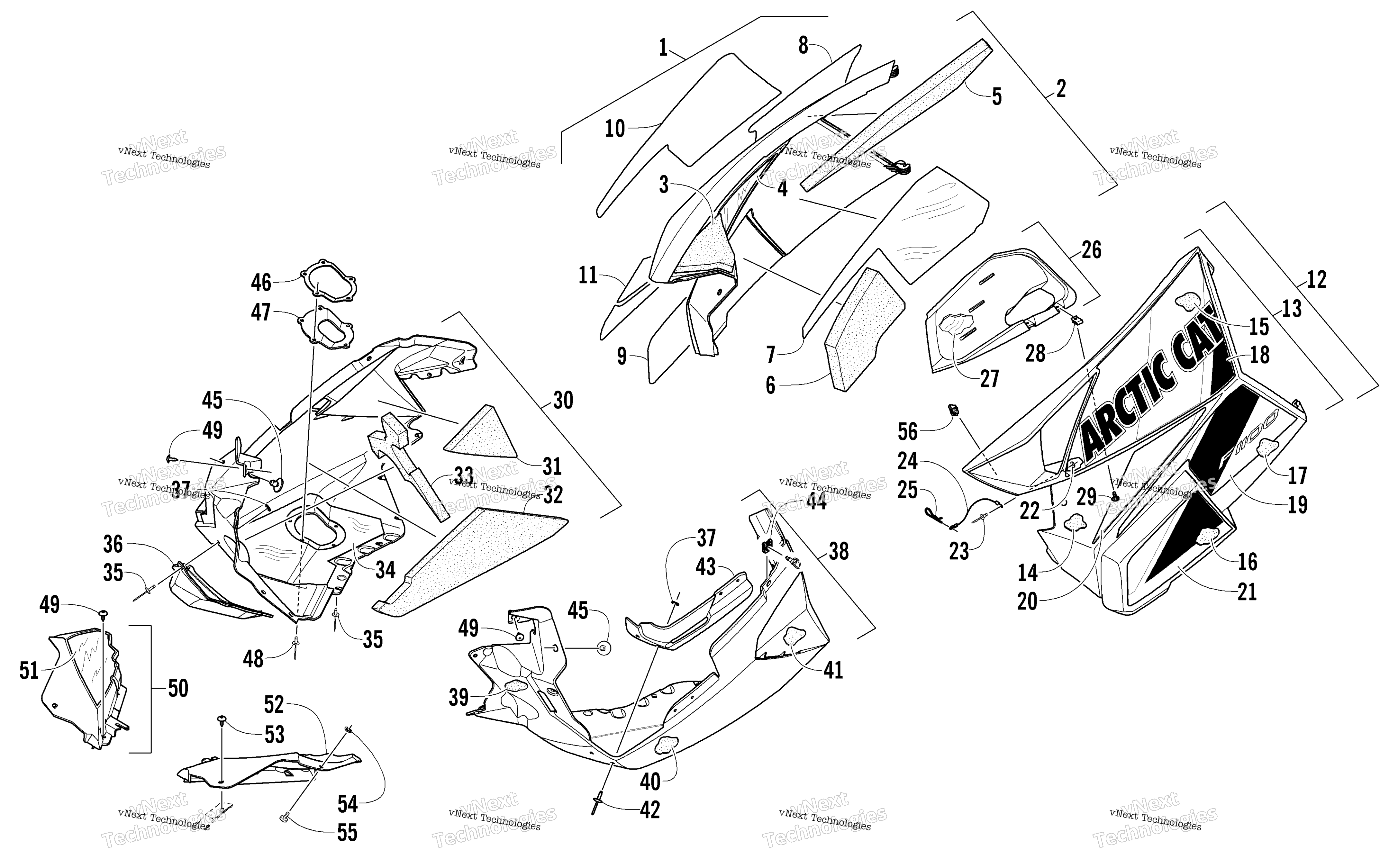 Skid Plate и Side панель узел