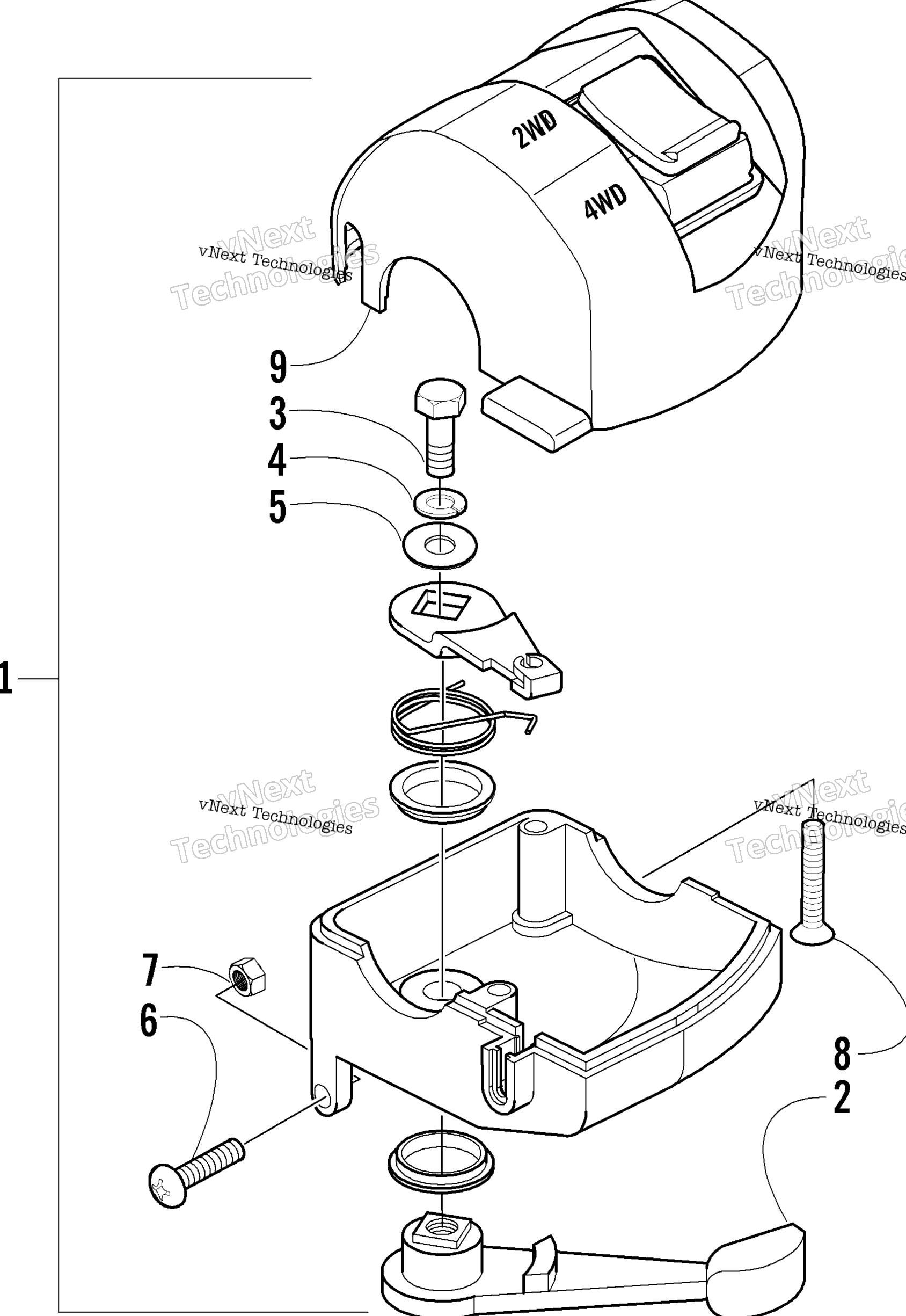 Дроссель CASE ASSEMBLY