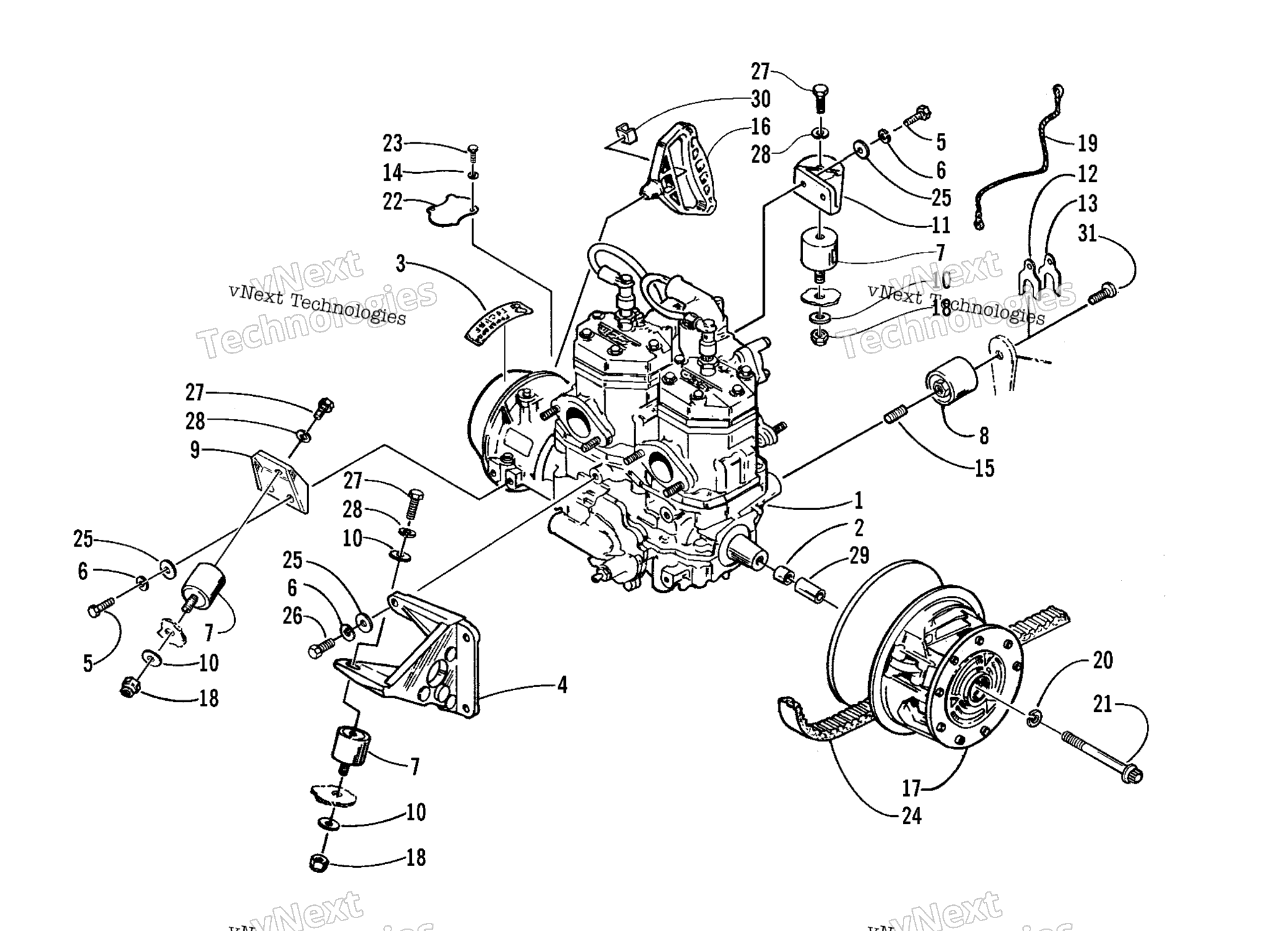 Двигатель And Related Parts