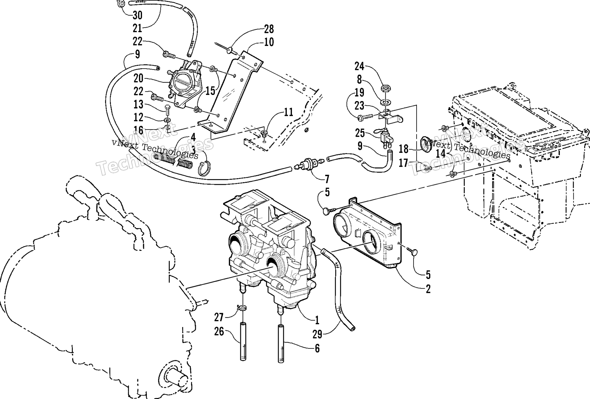 Карбюратор And Fuel Pump Assembly