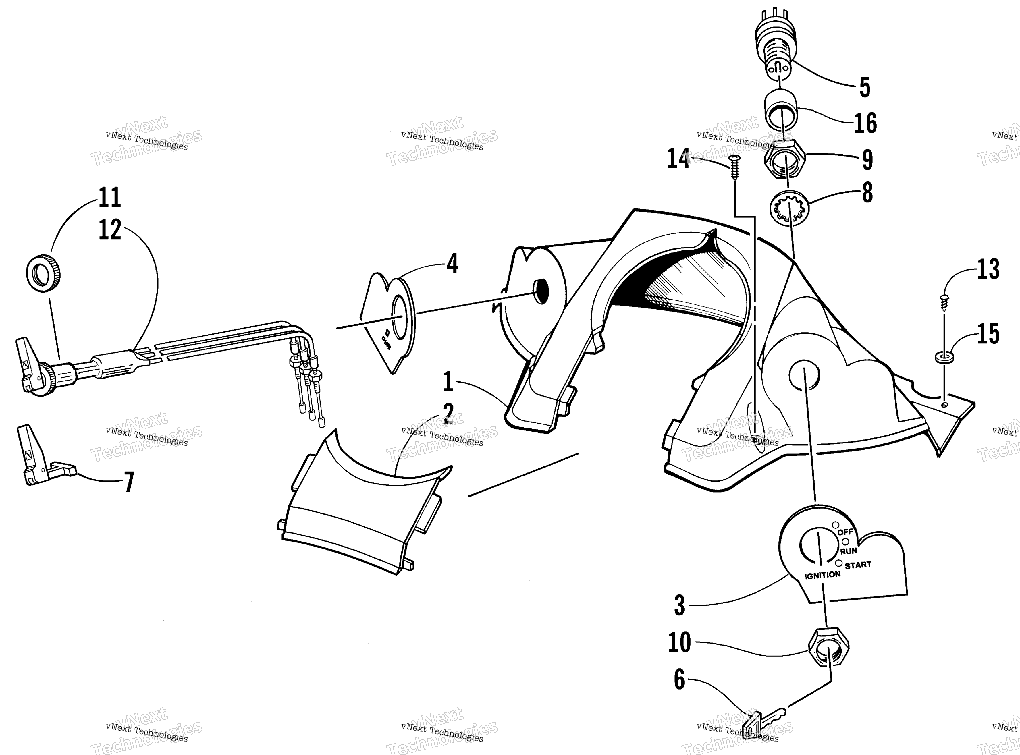 Консоль And Switch Assembly