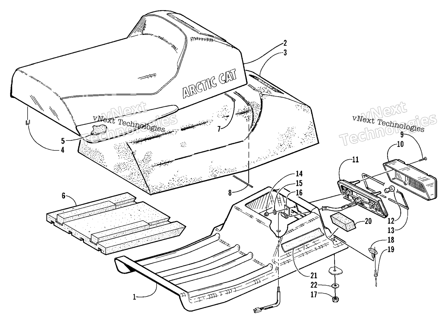 Сиденье And Taillight Assembly