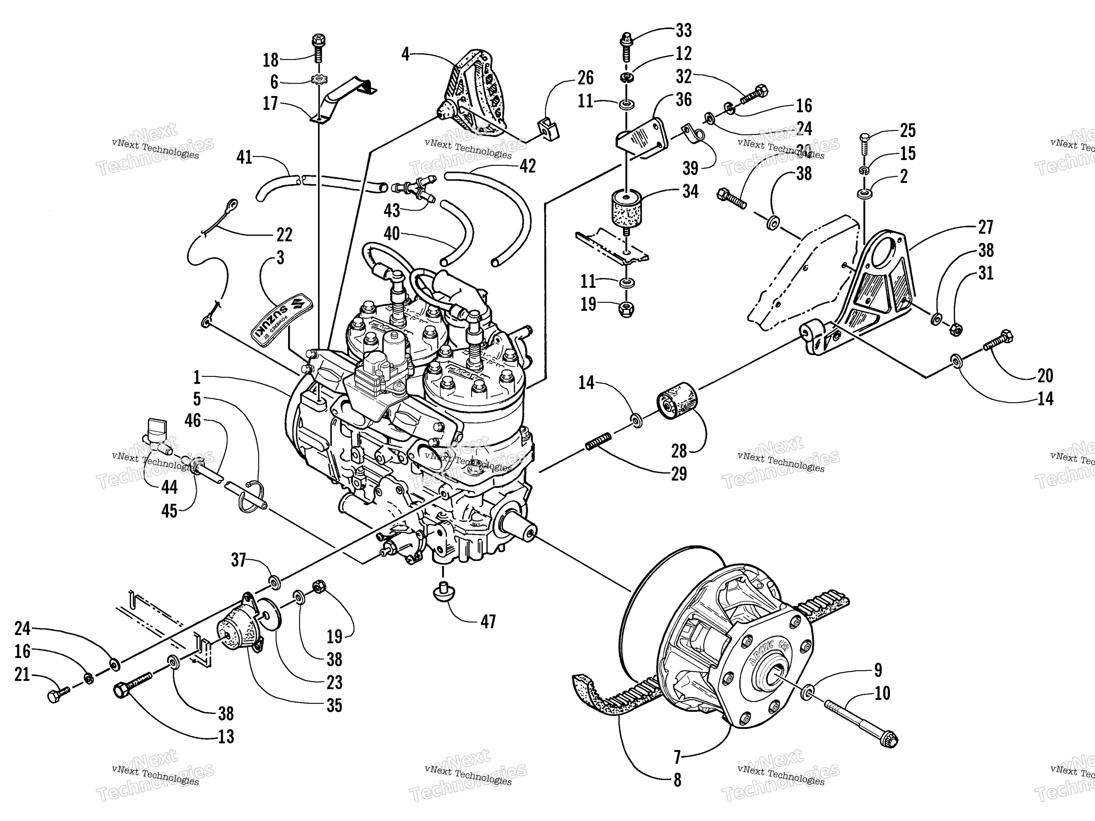 Двигатель And Related Parts