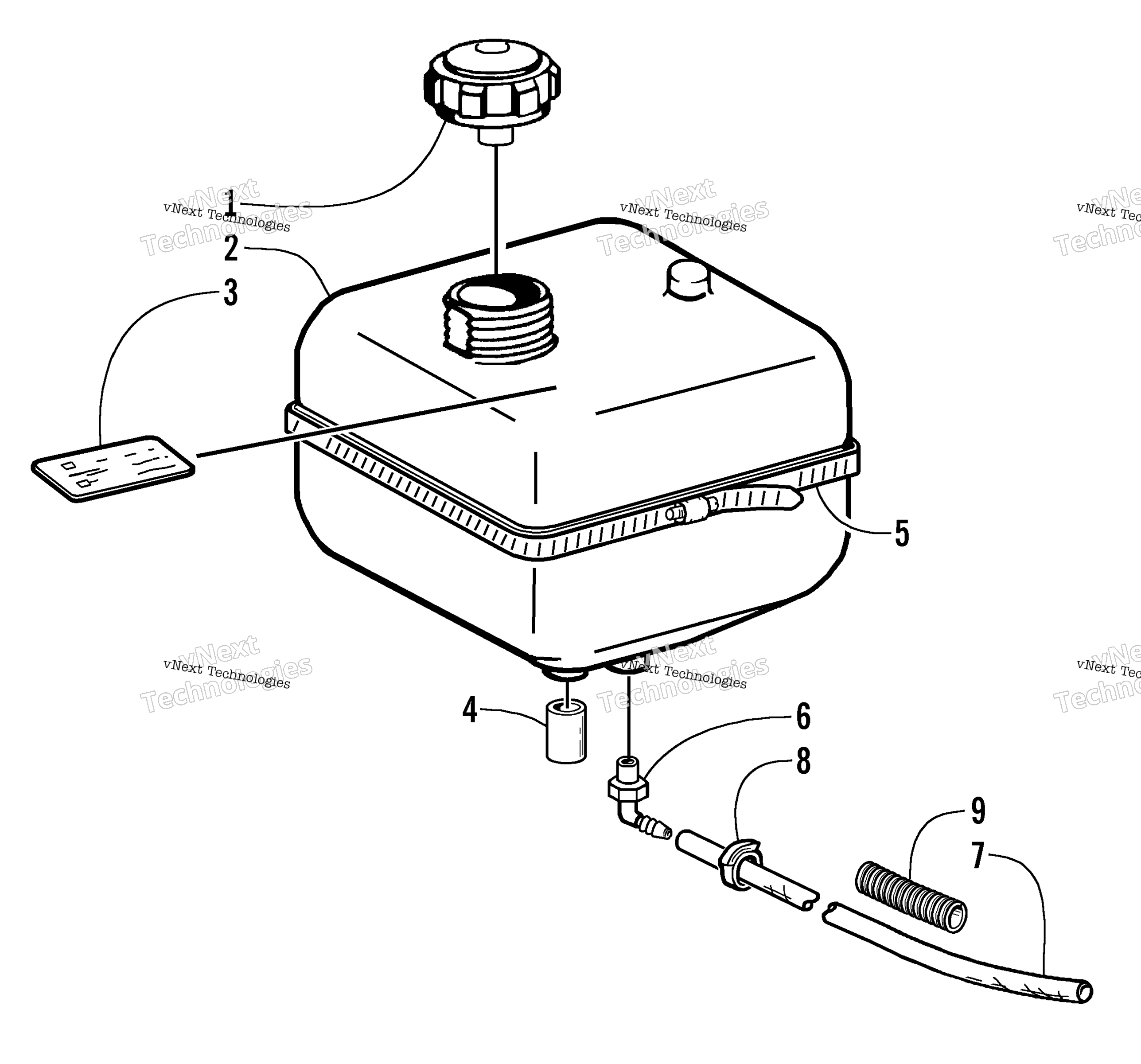масляный Tank Assembly