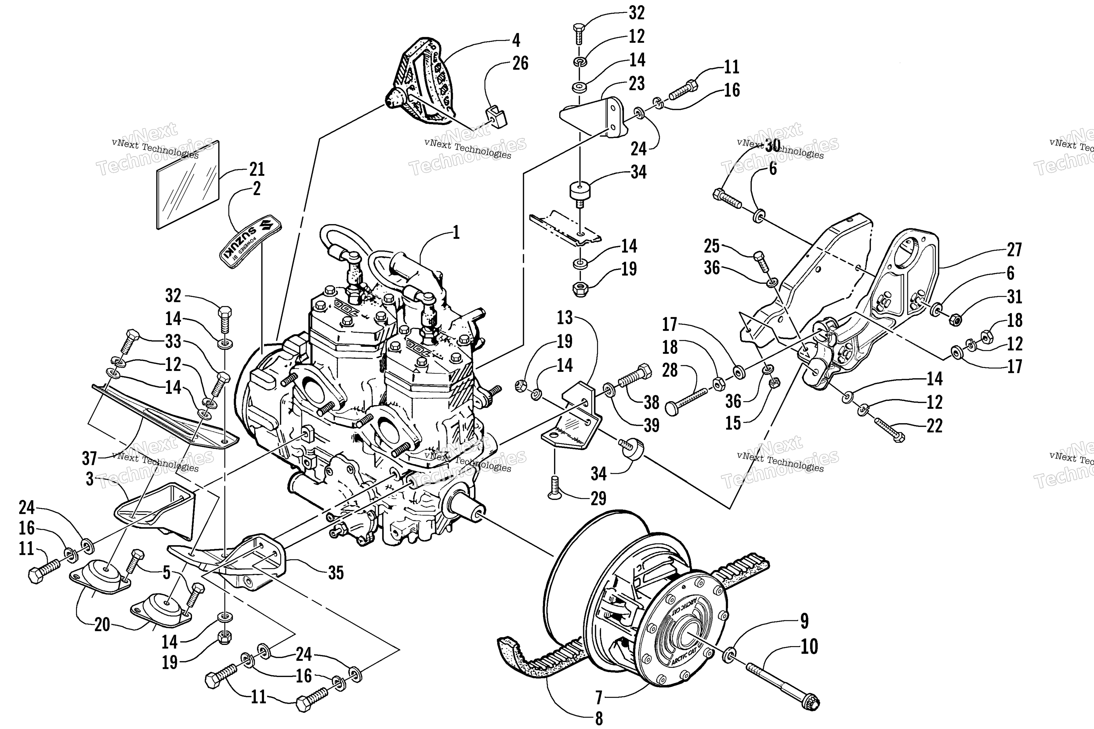 Двигатель And Related Parts