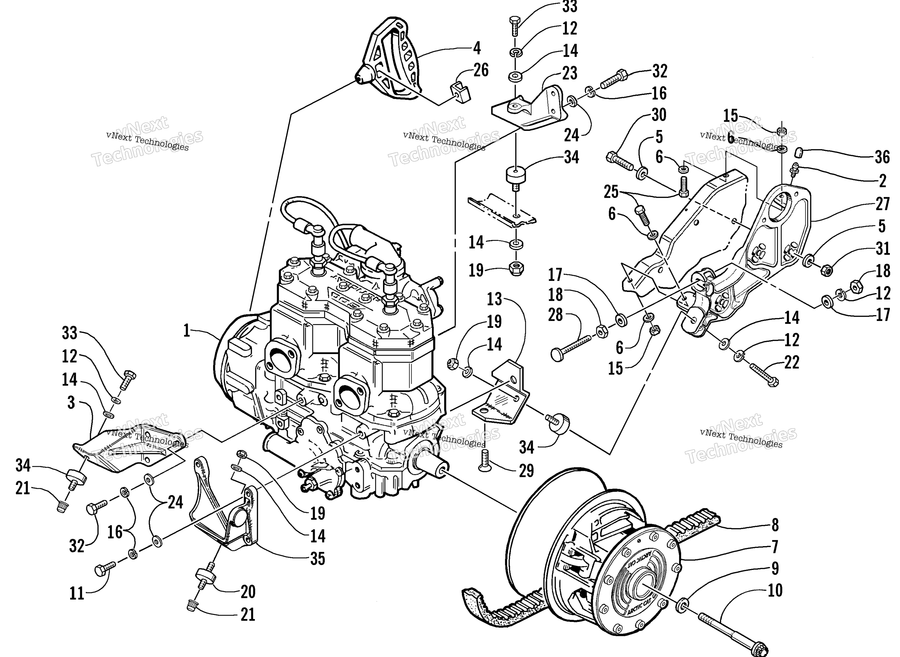 Двигатель And Related Parts