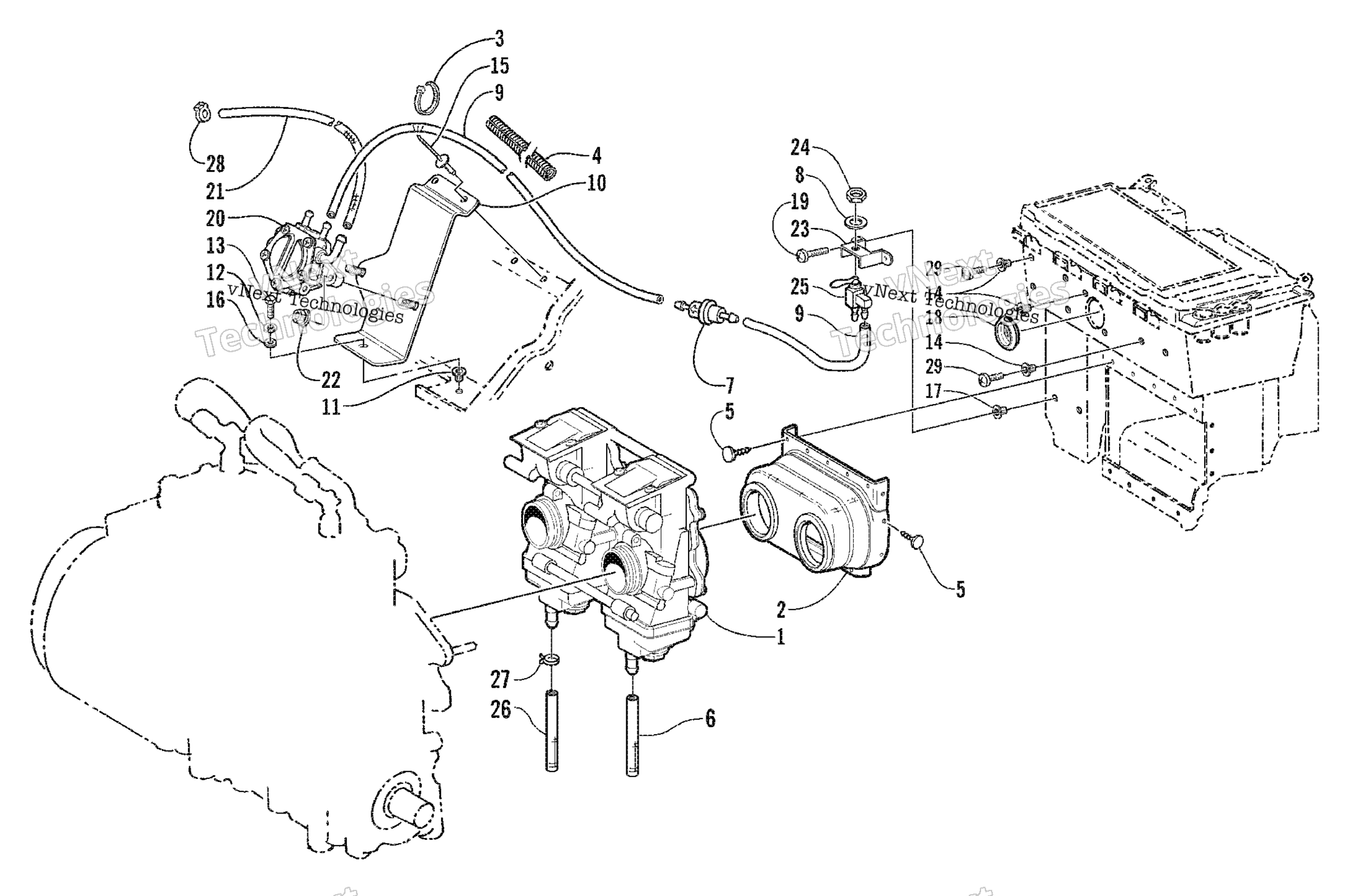Карбюратор And Fuel Pump Assembly