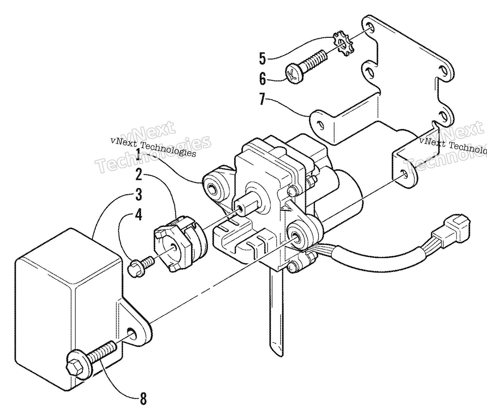 Servomotor узел