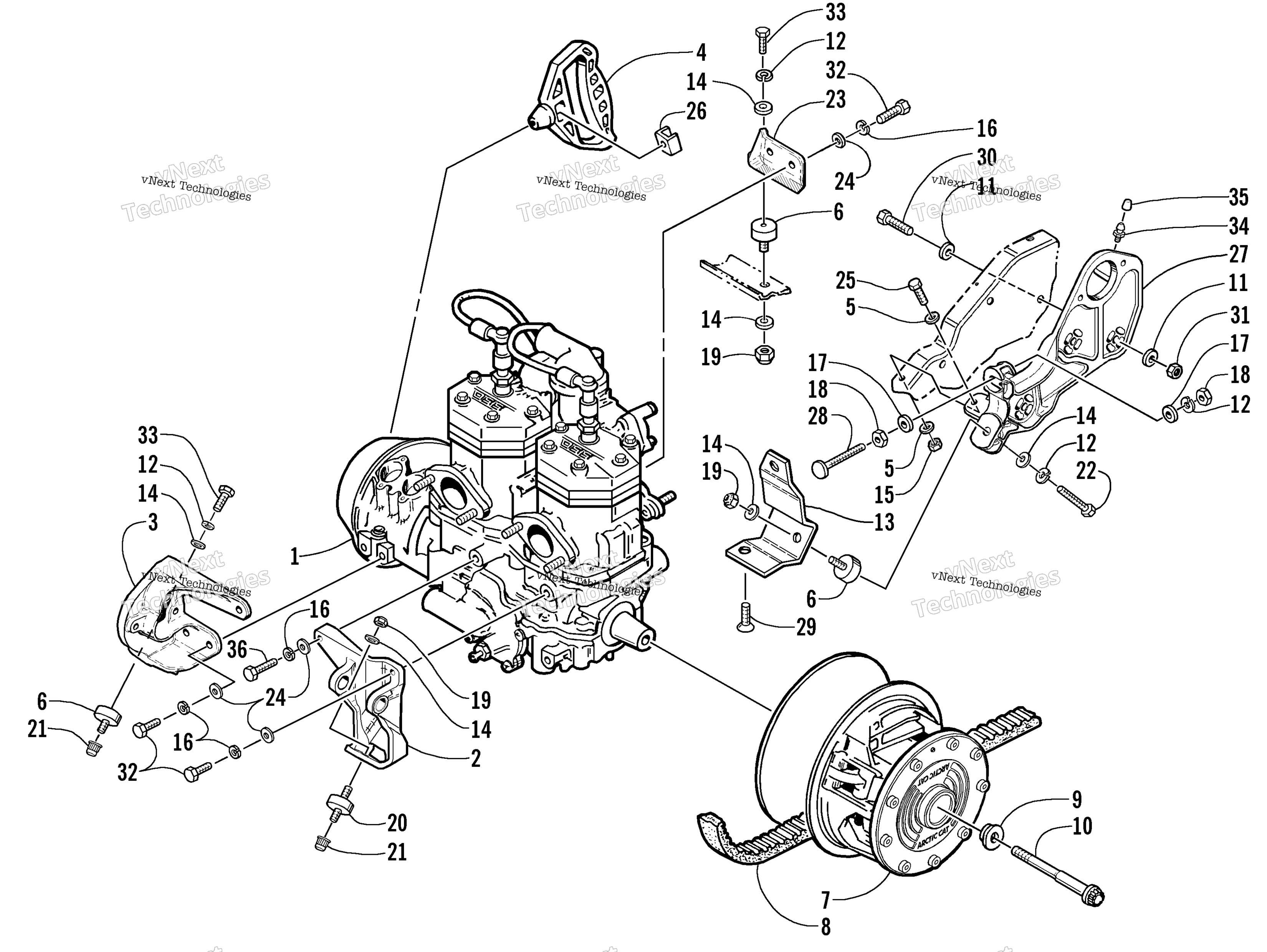 Двигатель And Related Parts