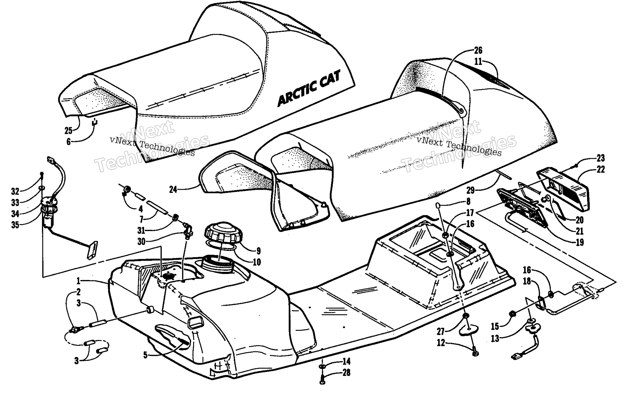 Сиденье And Taillight Assembly