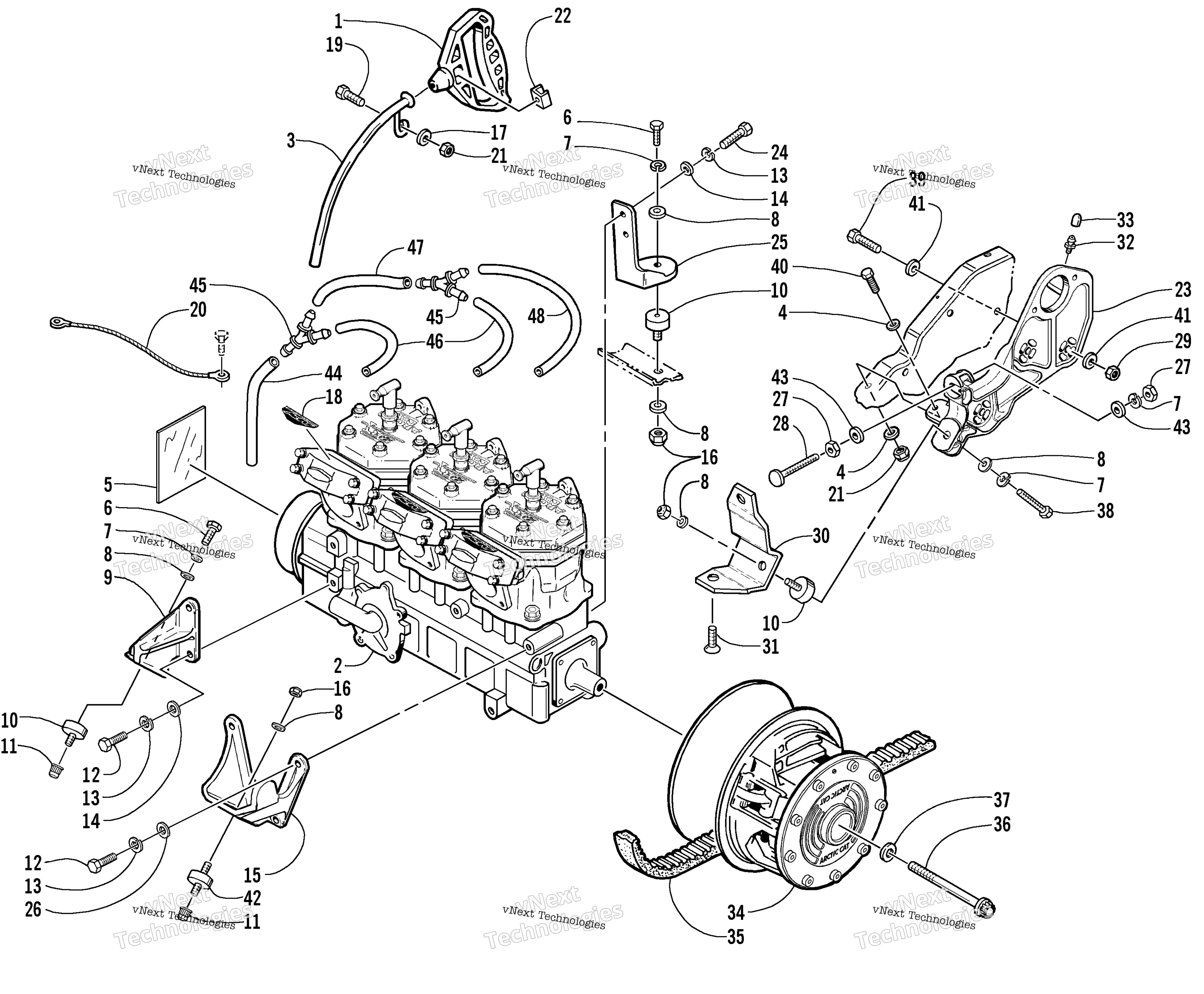 Двигатель And Related Parts