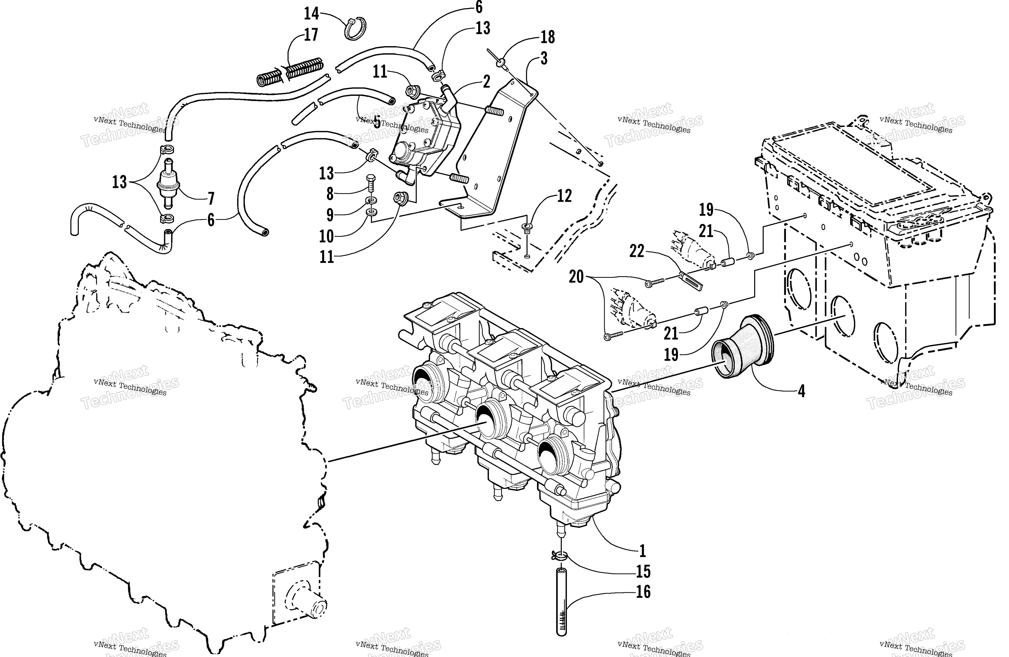 Карбюратор And Fuel Pump Assembly