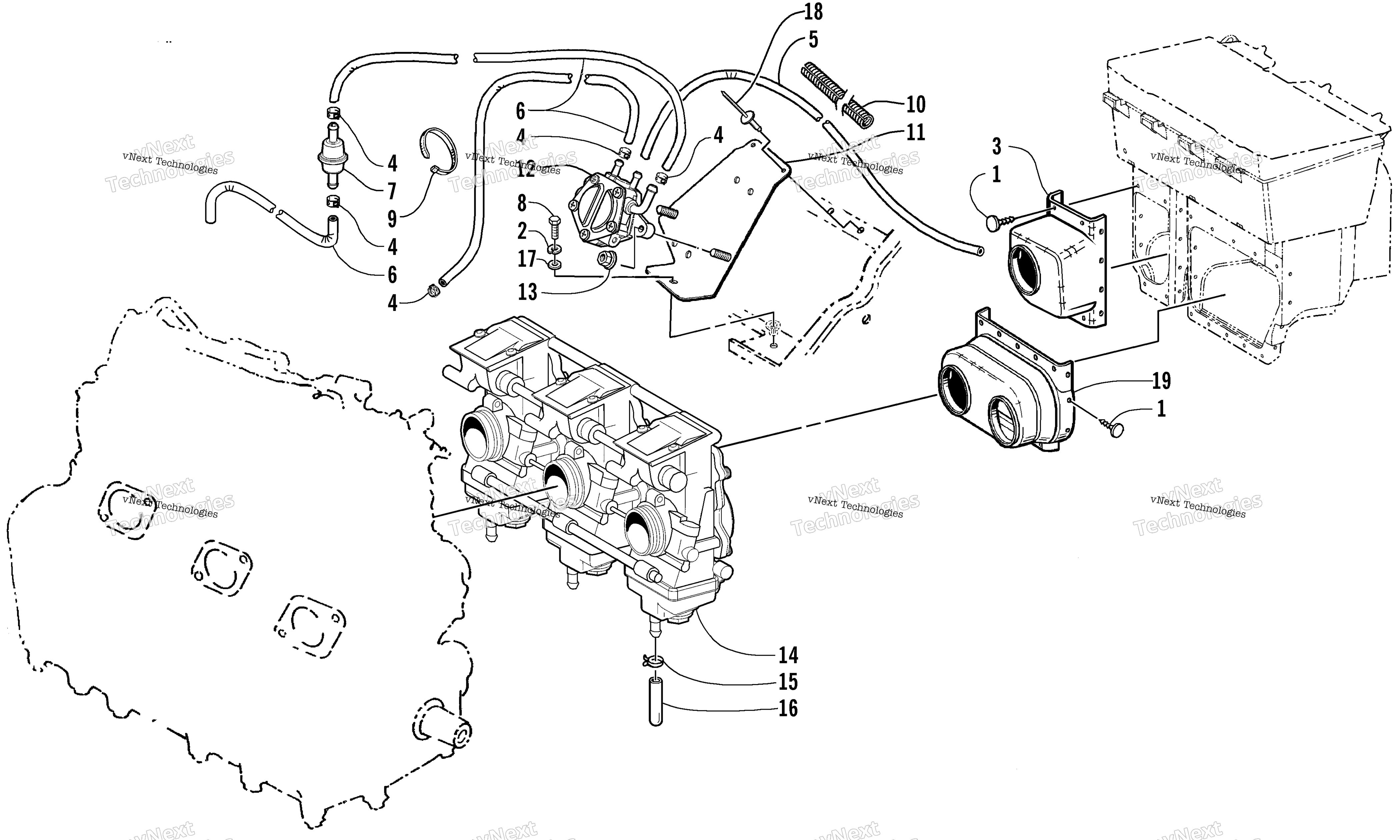 Карбюратор And Fuel Pump Assembly