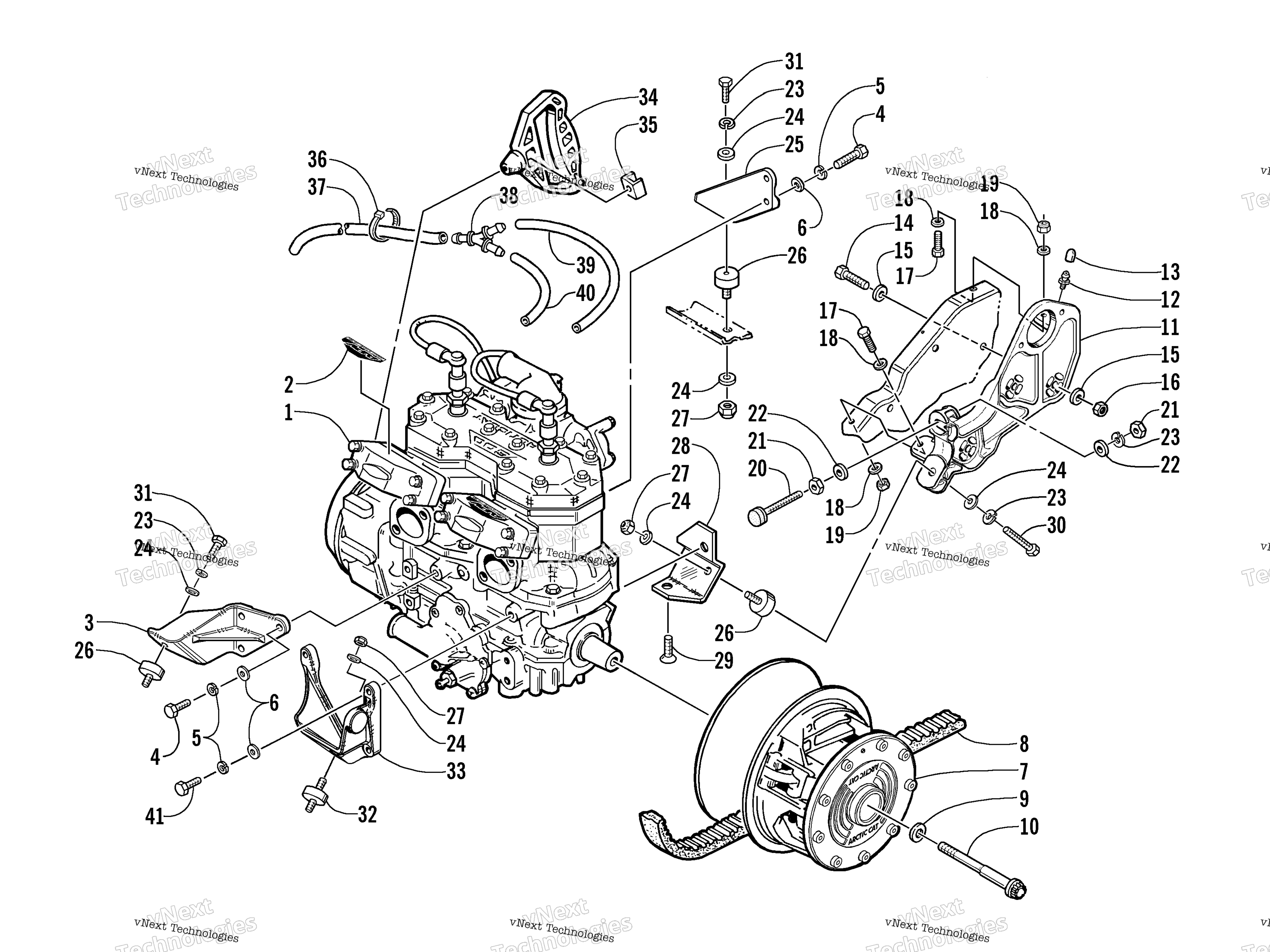 Двигатель And Related Parts