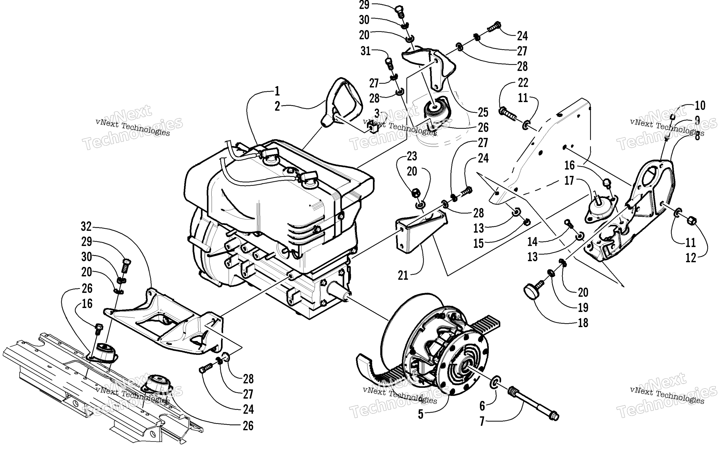 Двигатель And Related Parts