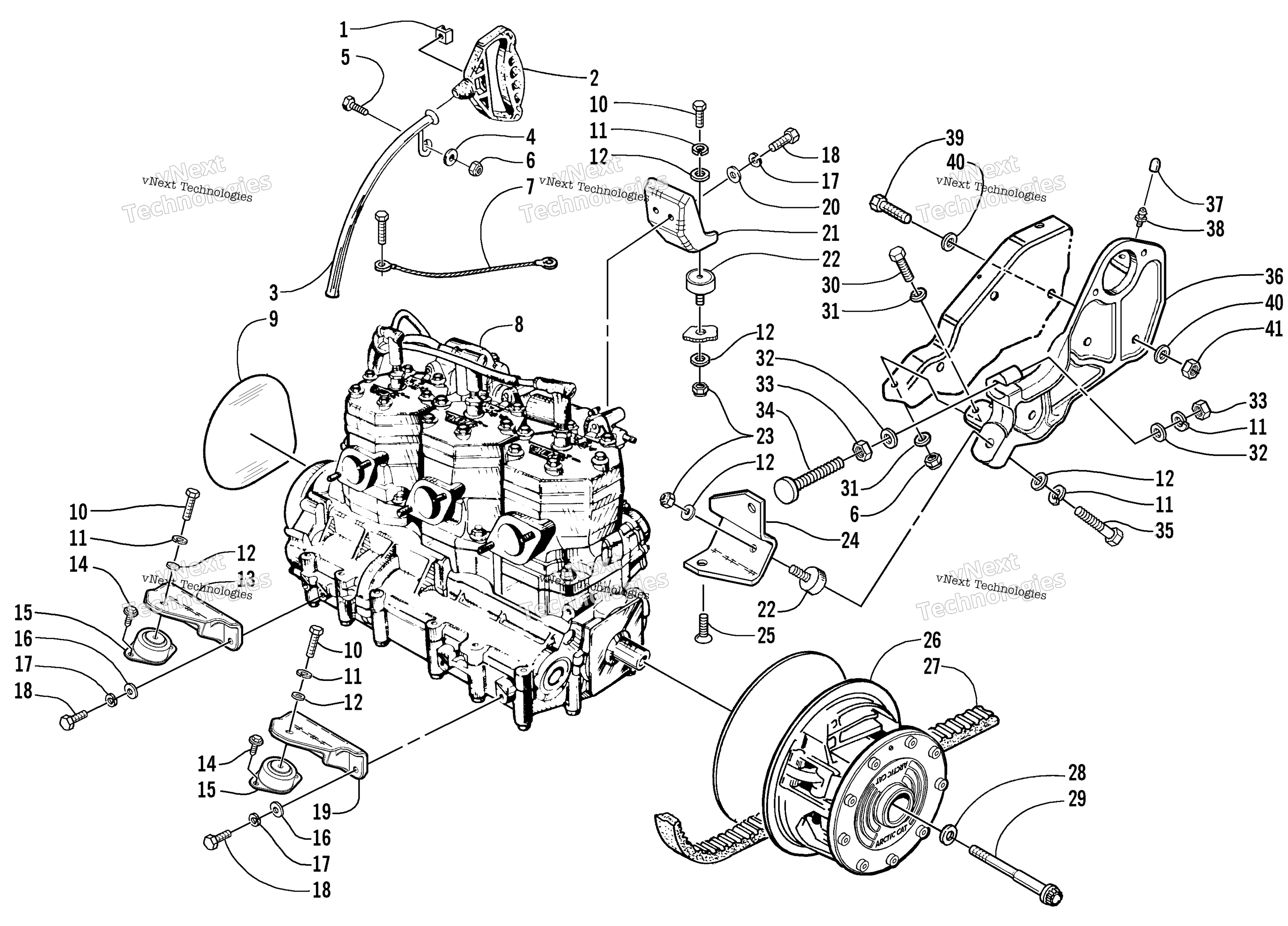 Двигатель And Related Parts