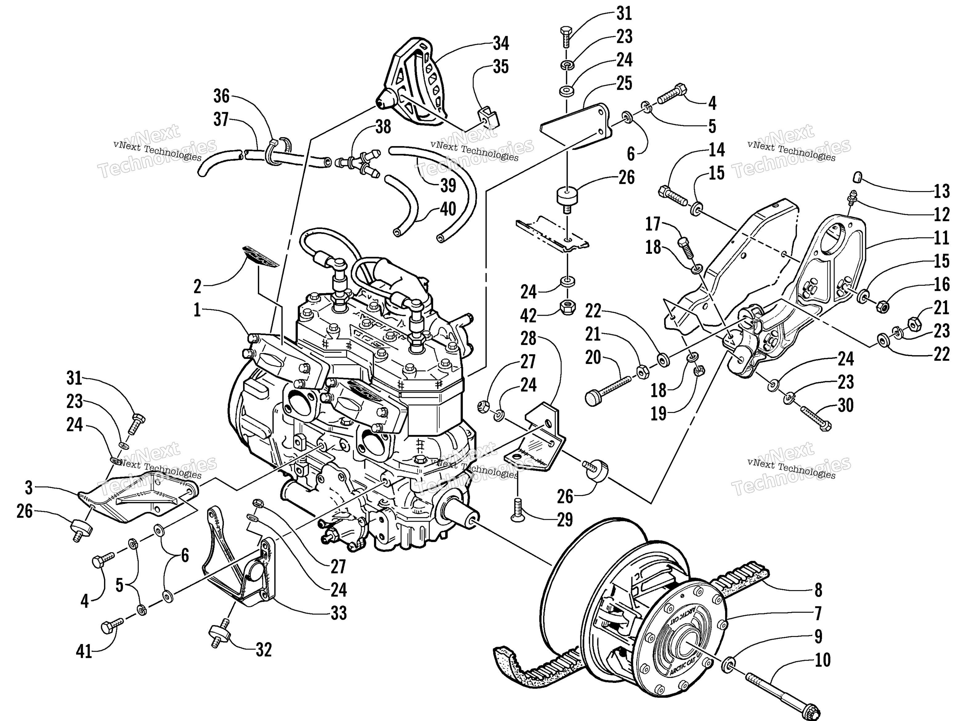 Двигатель And Related Parts