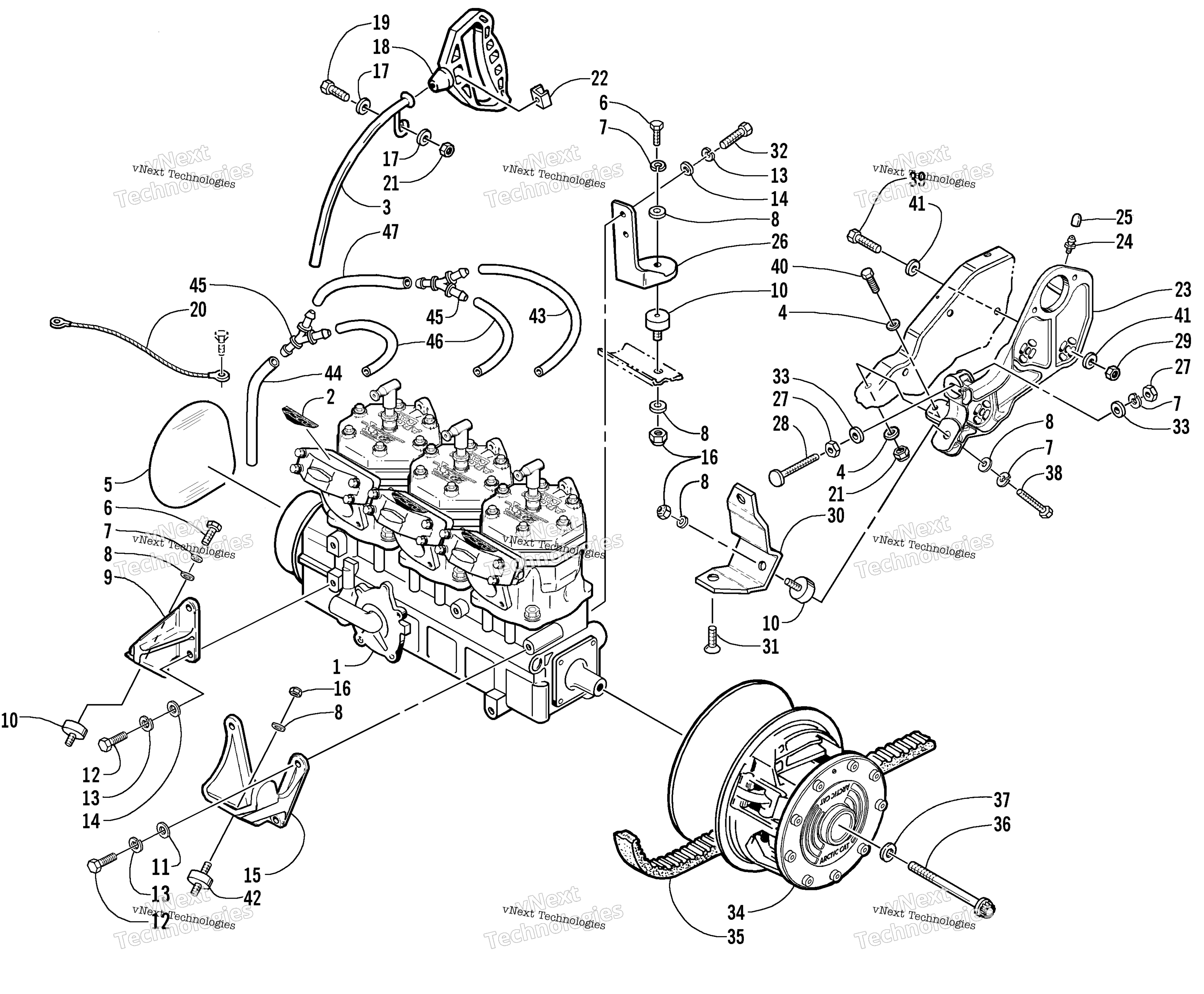 Двигатель And Related Parts