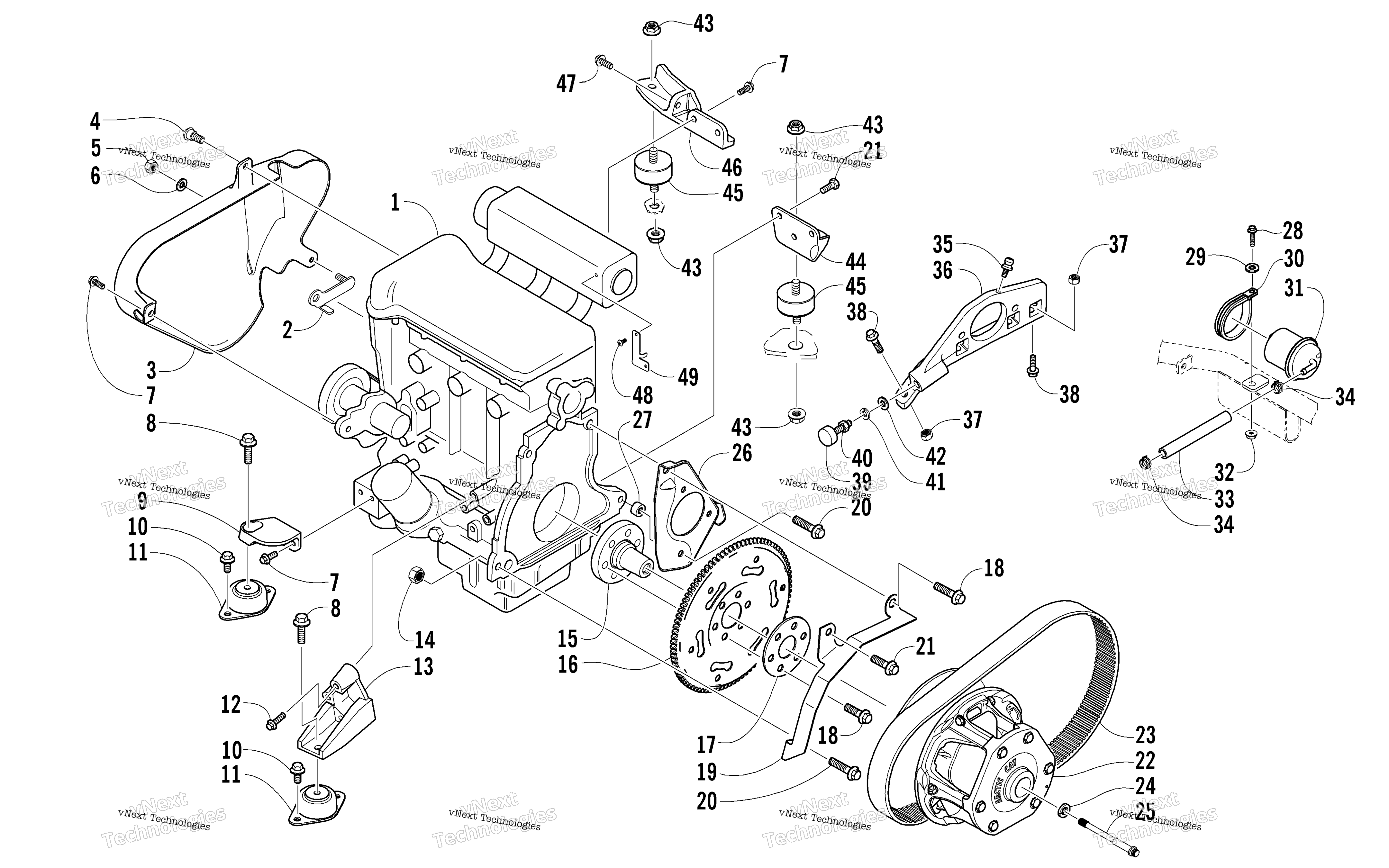 Двигатель And Related Parts