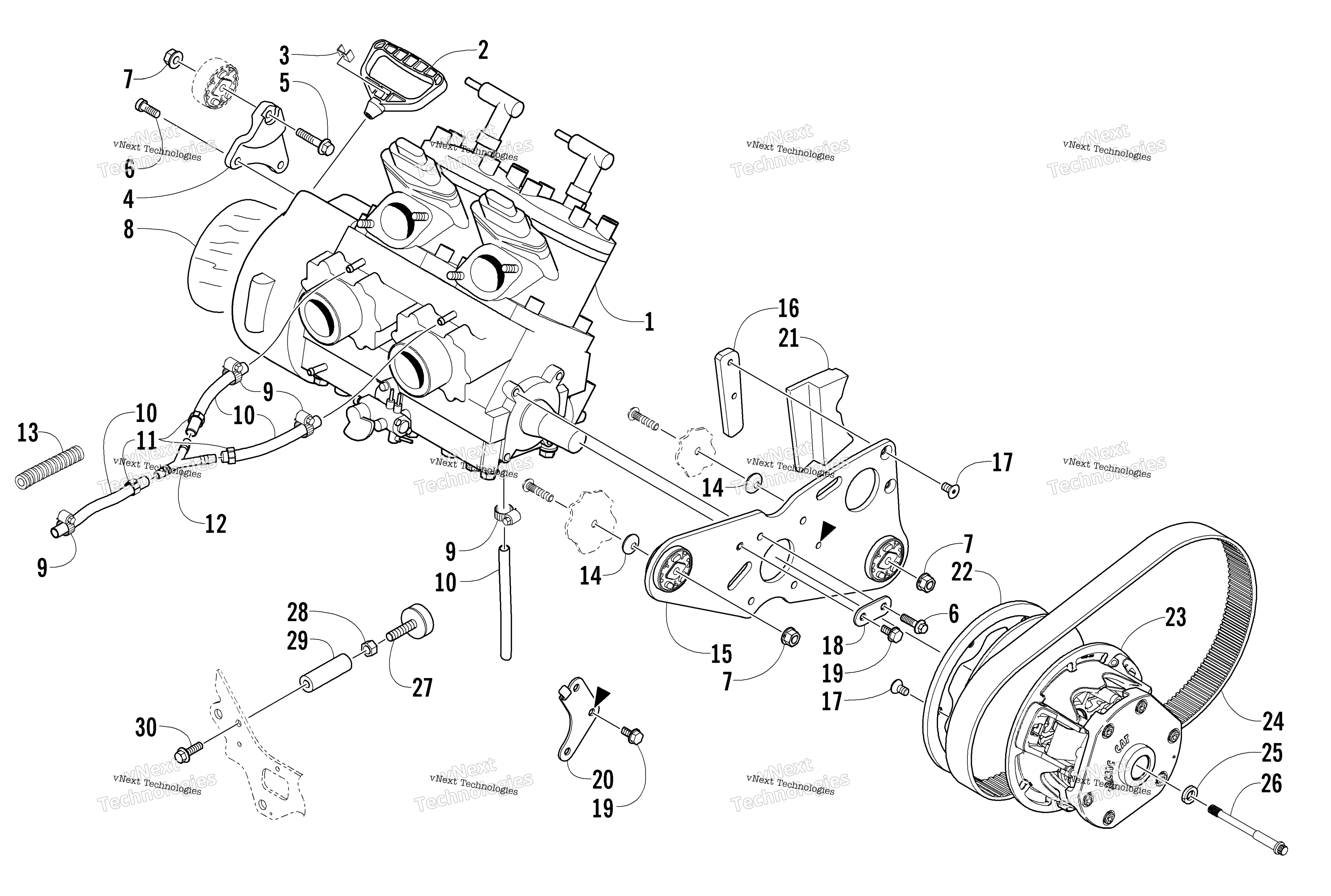 Двигатель And Related Parts