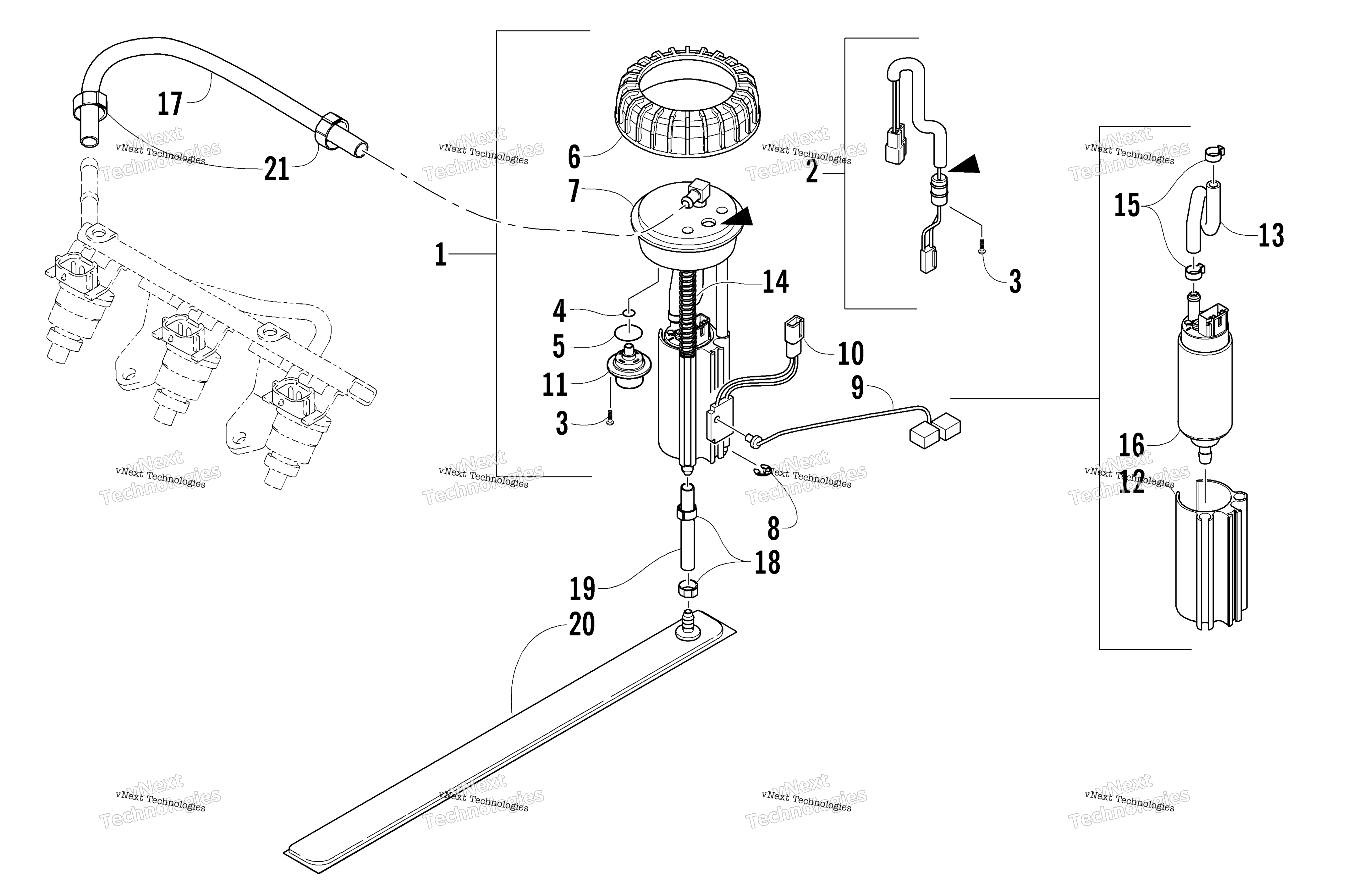 Топливная система Pump Assembly