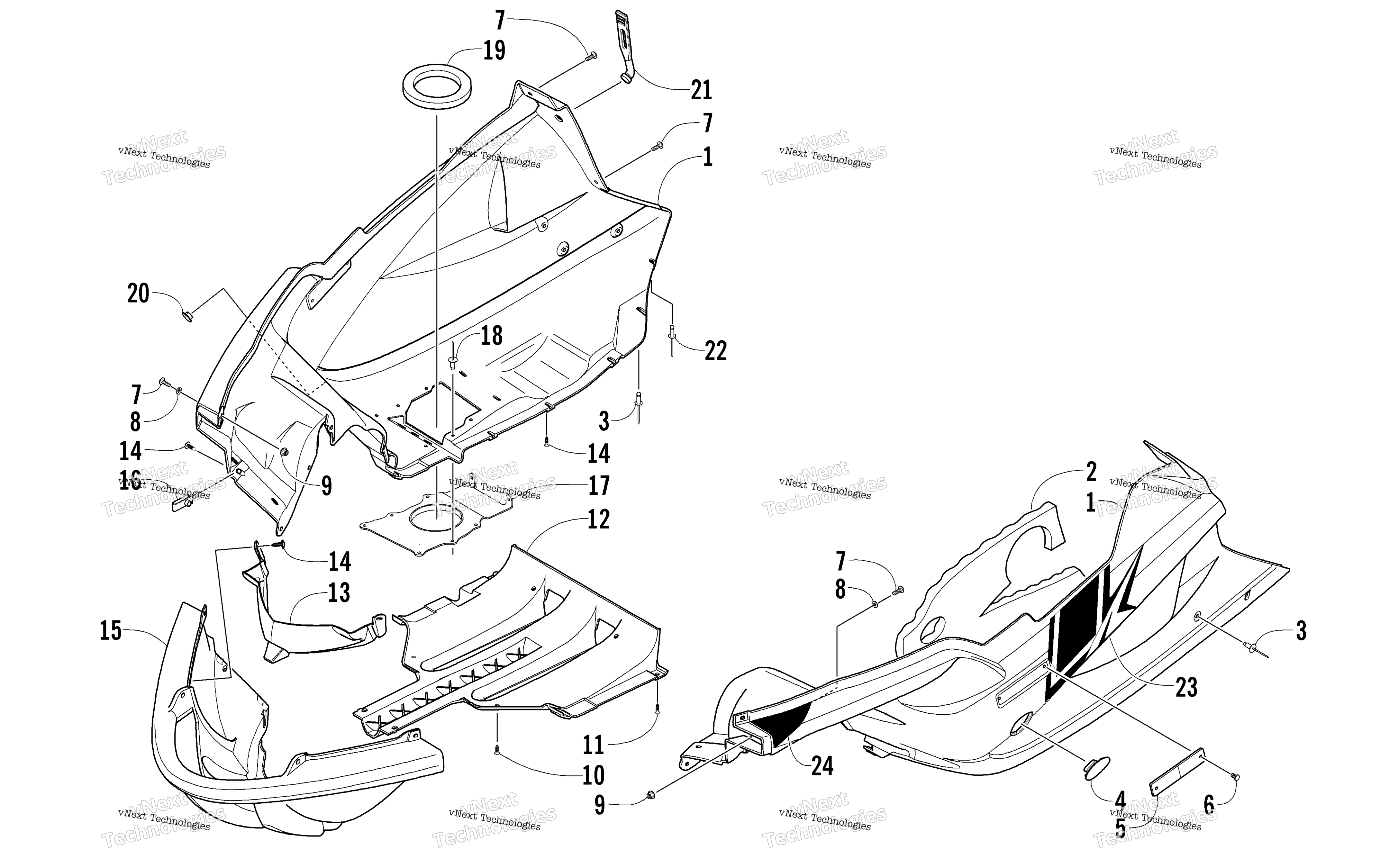 Belly поддон узел