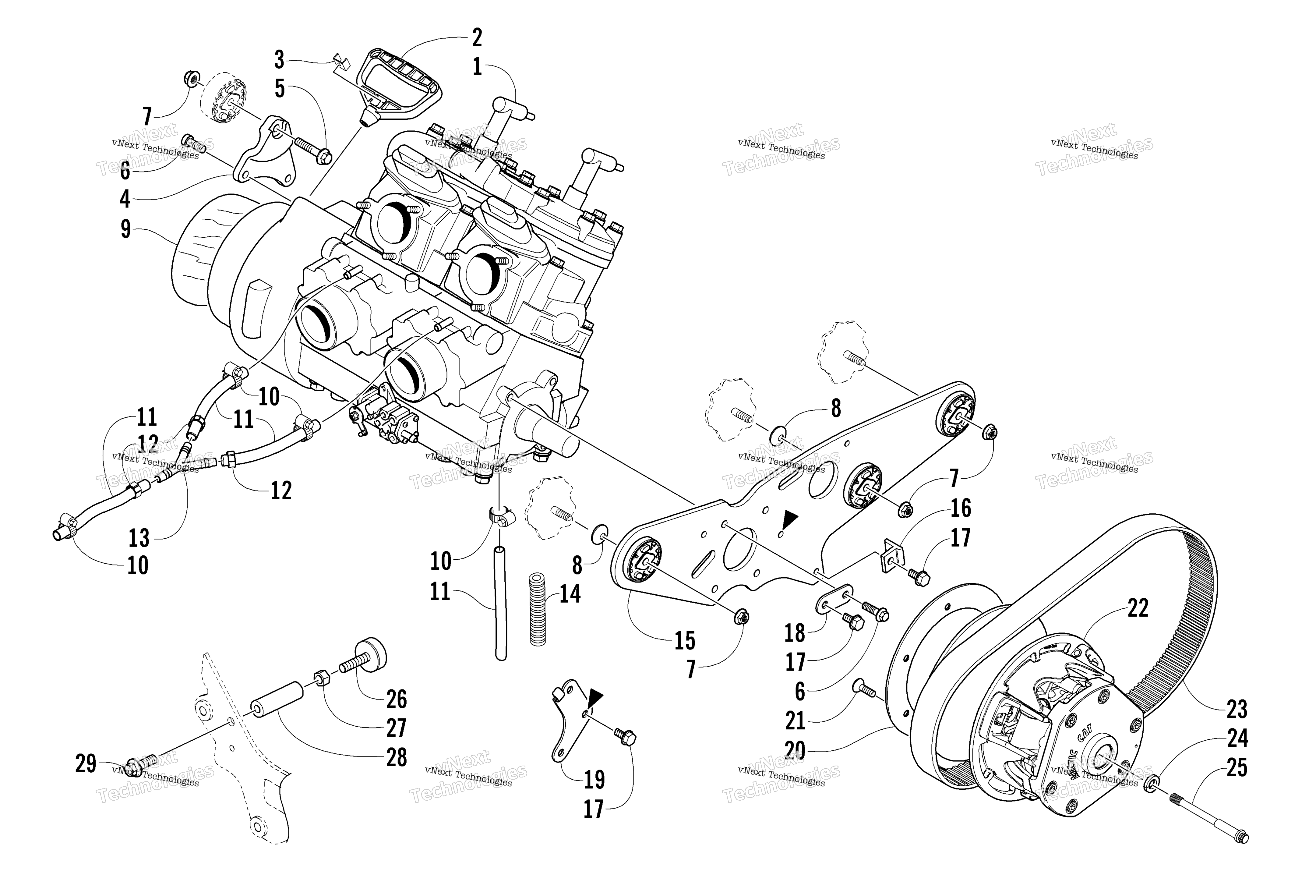 Двигатель And Related Parts