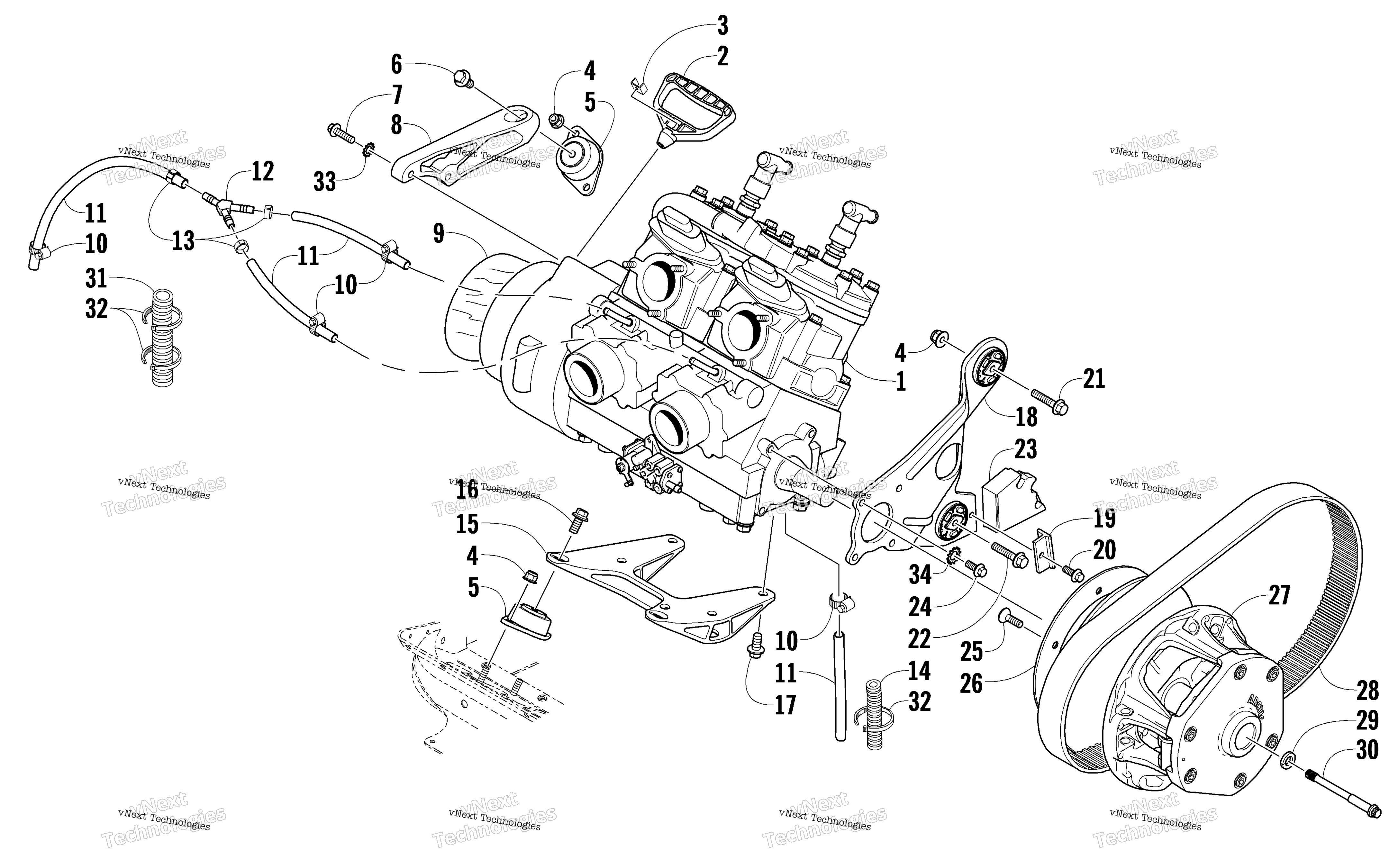 Двигатель And Related Parts