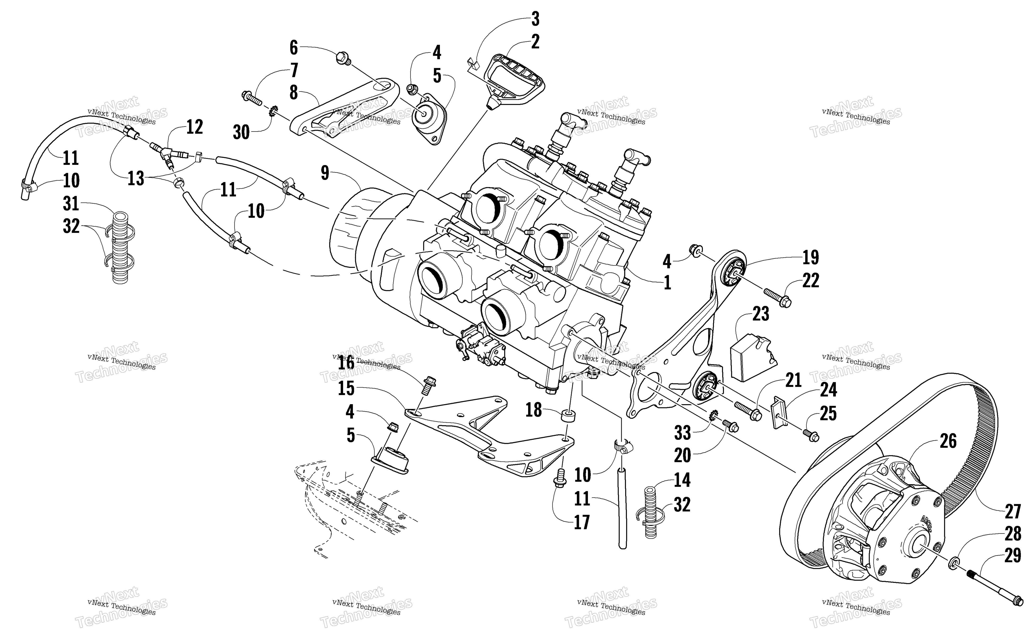 Двигатель And Related Parts