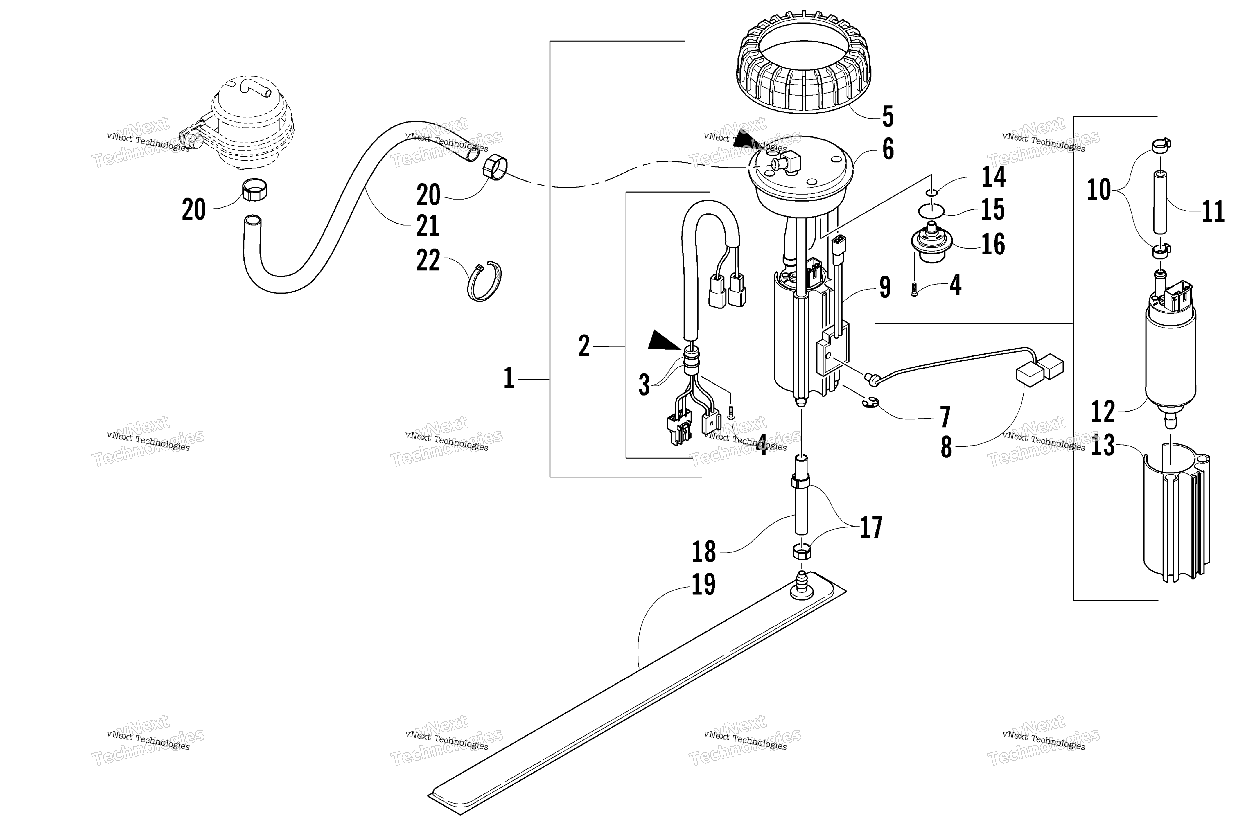 Топливная система Pump Assembly