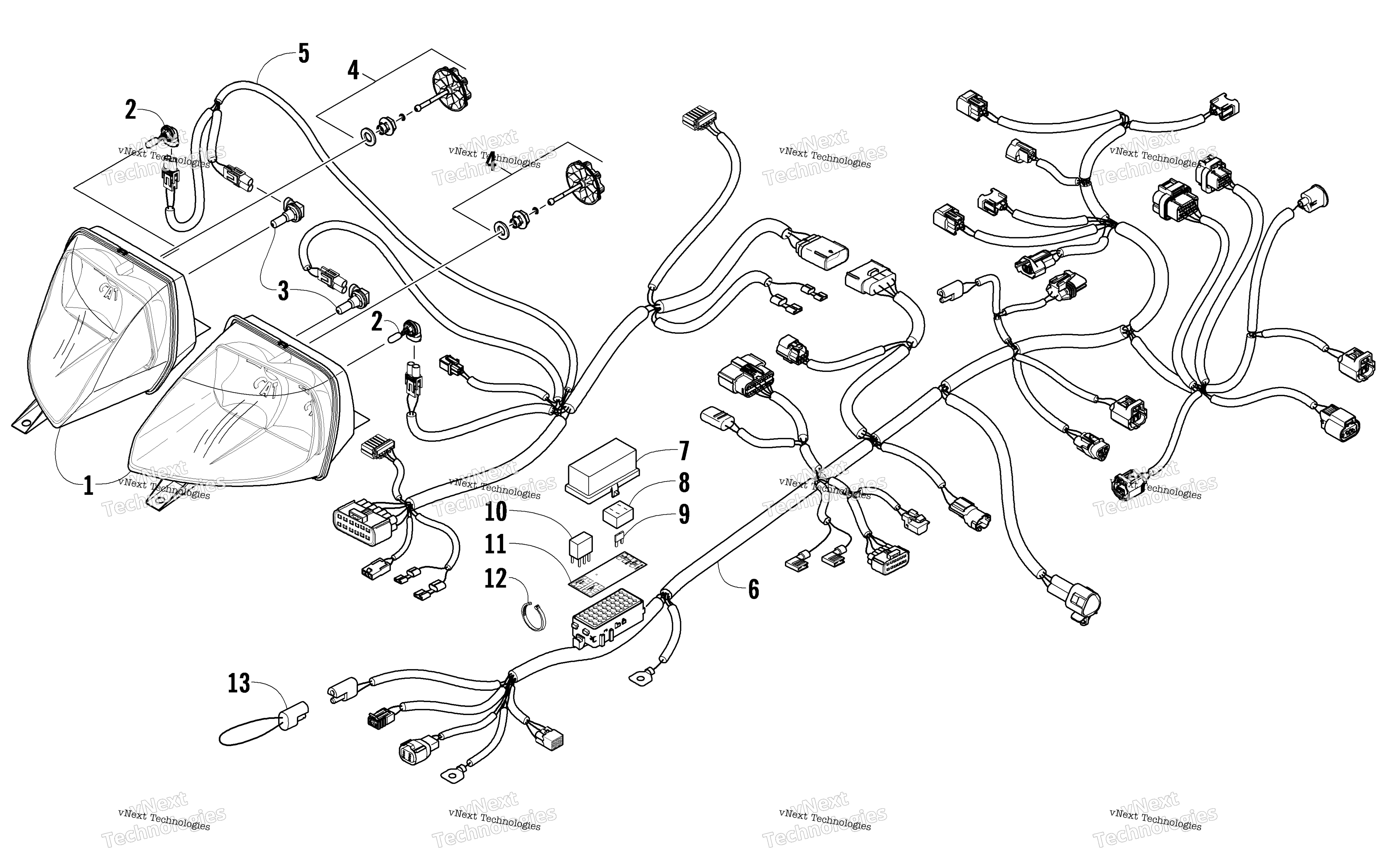 Фара And Wiring Assemblies