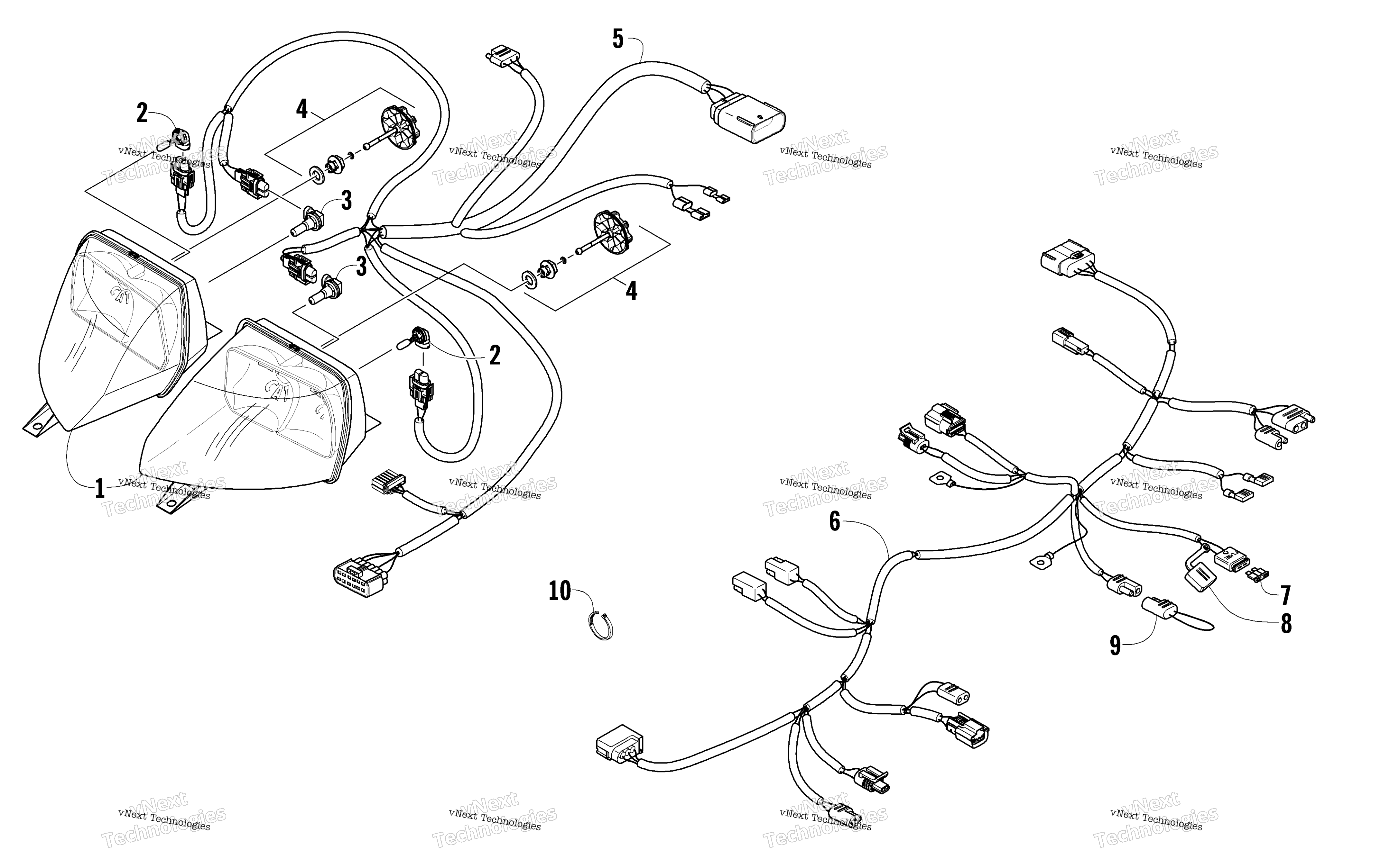 Фара And Wiring Assemblies