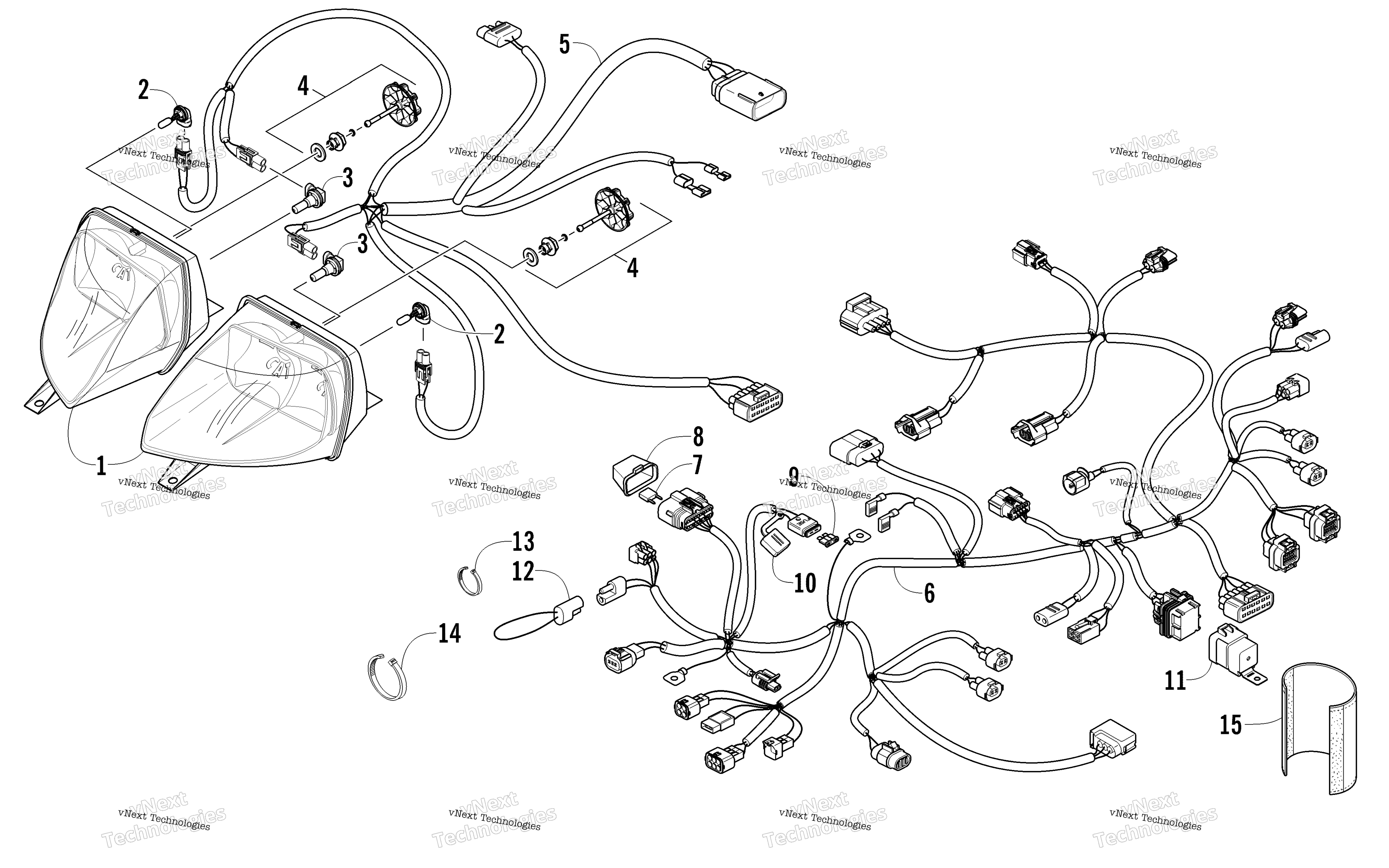 Фара And Wiring Assemblies