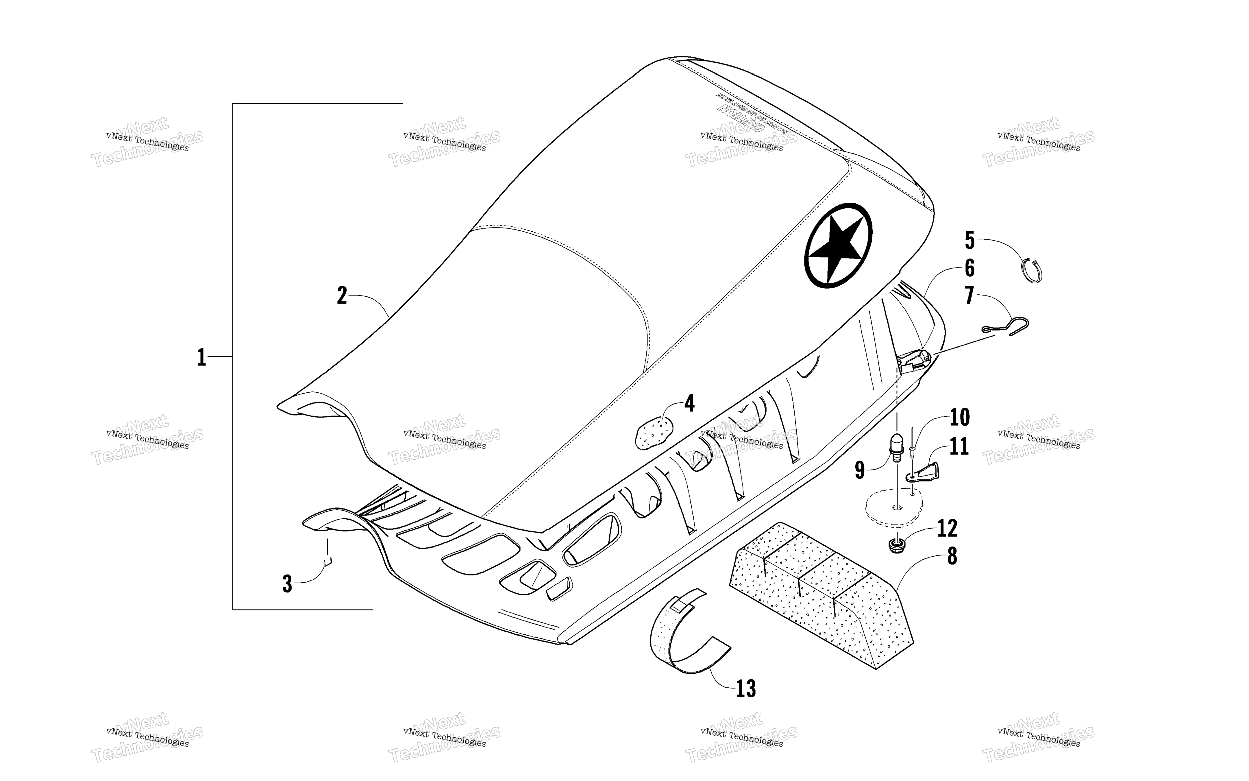 Сиденье Assembly