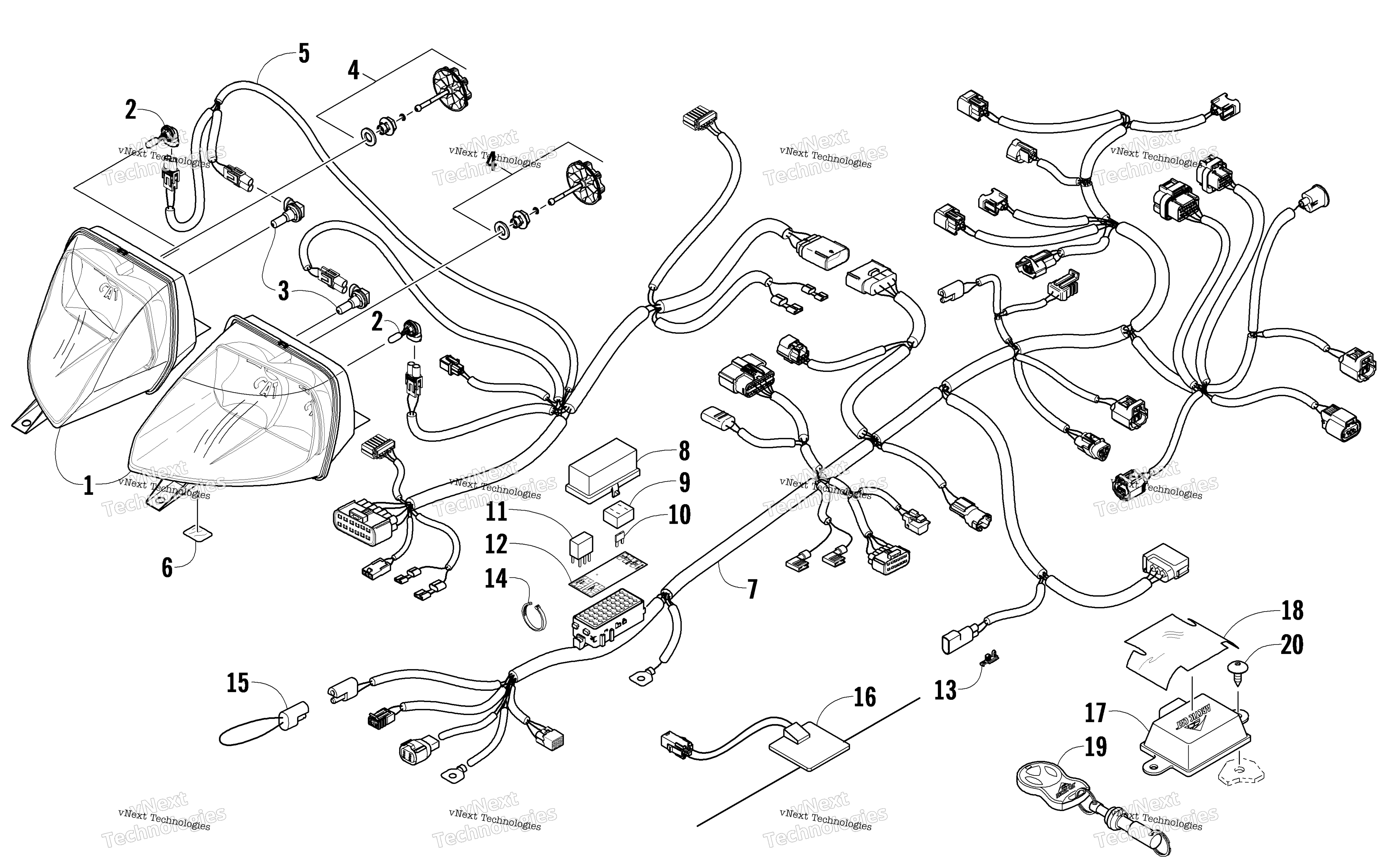 Фара And Wiring Assemblies