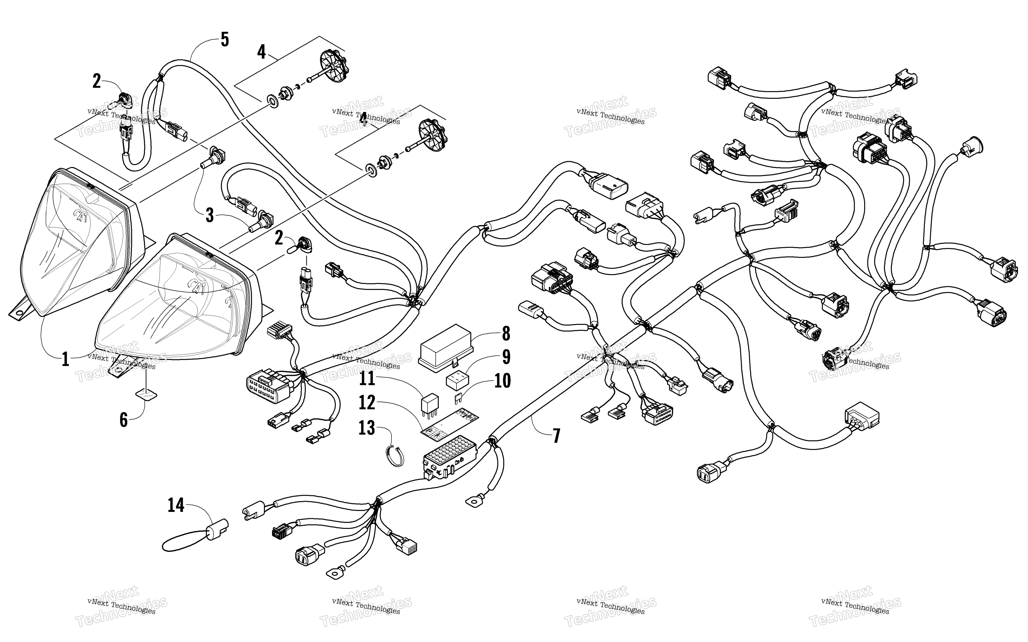Фара And Wiring Assemblies