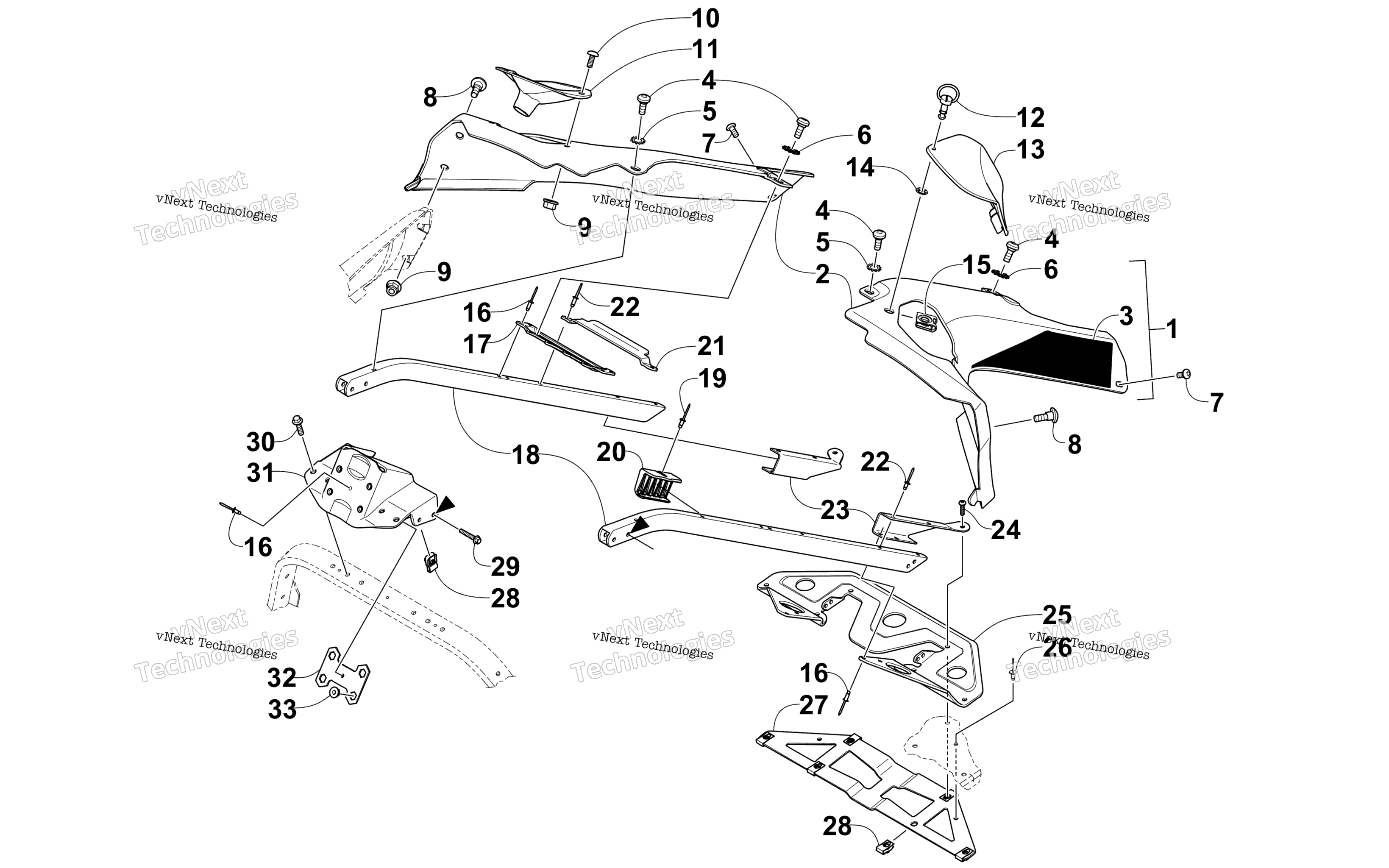Сиденье Support Assembly