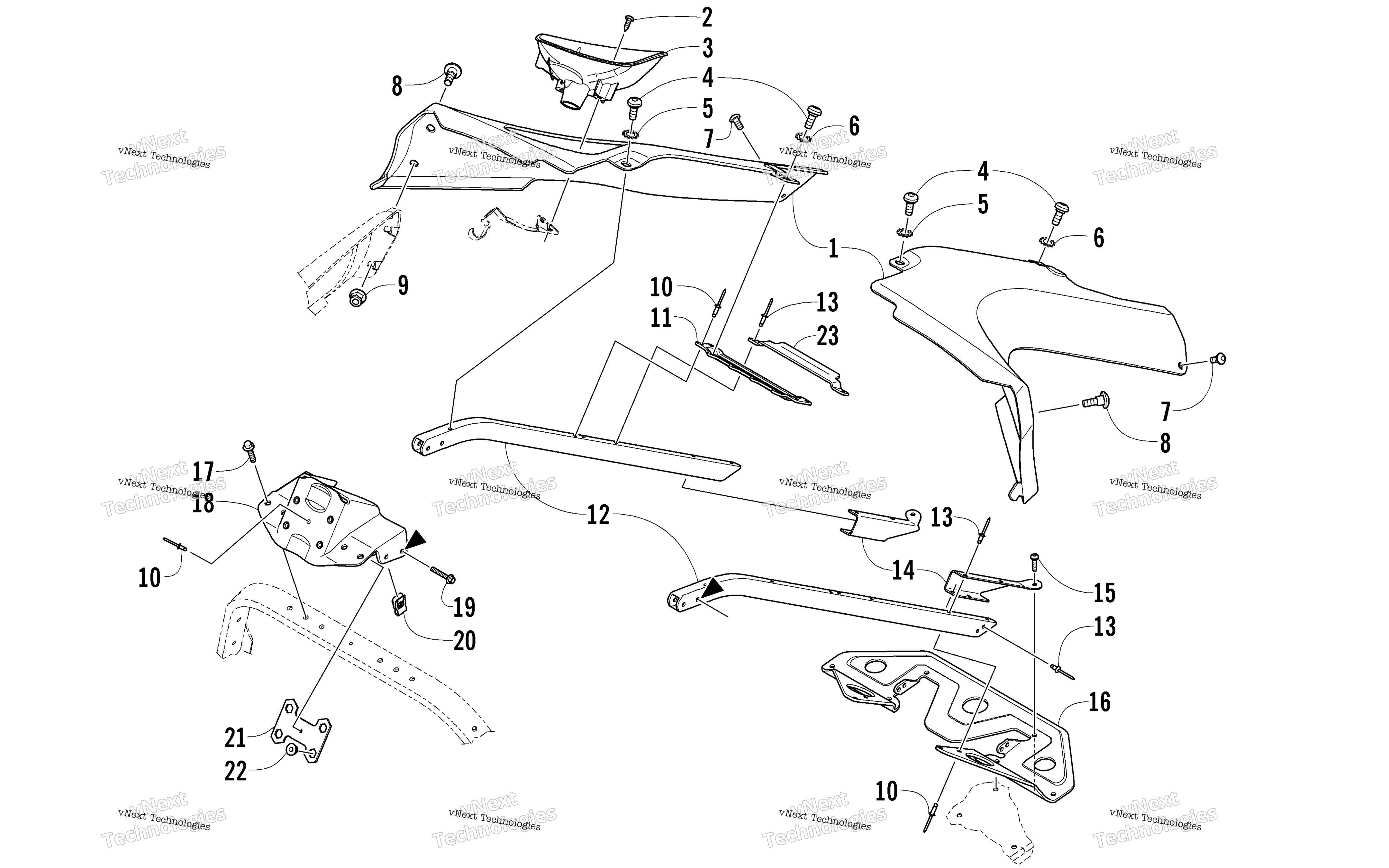 Сиденье Support Assembly