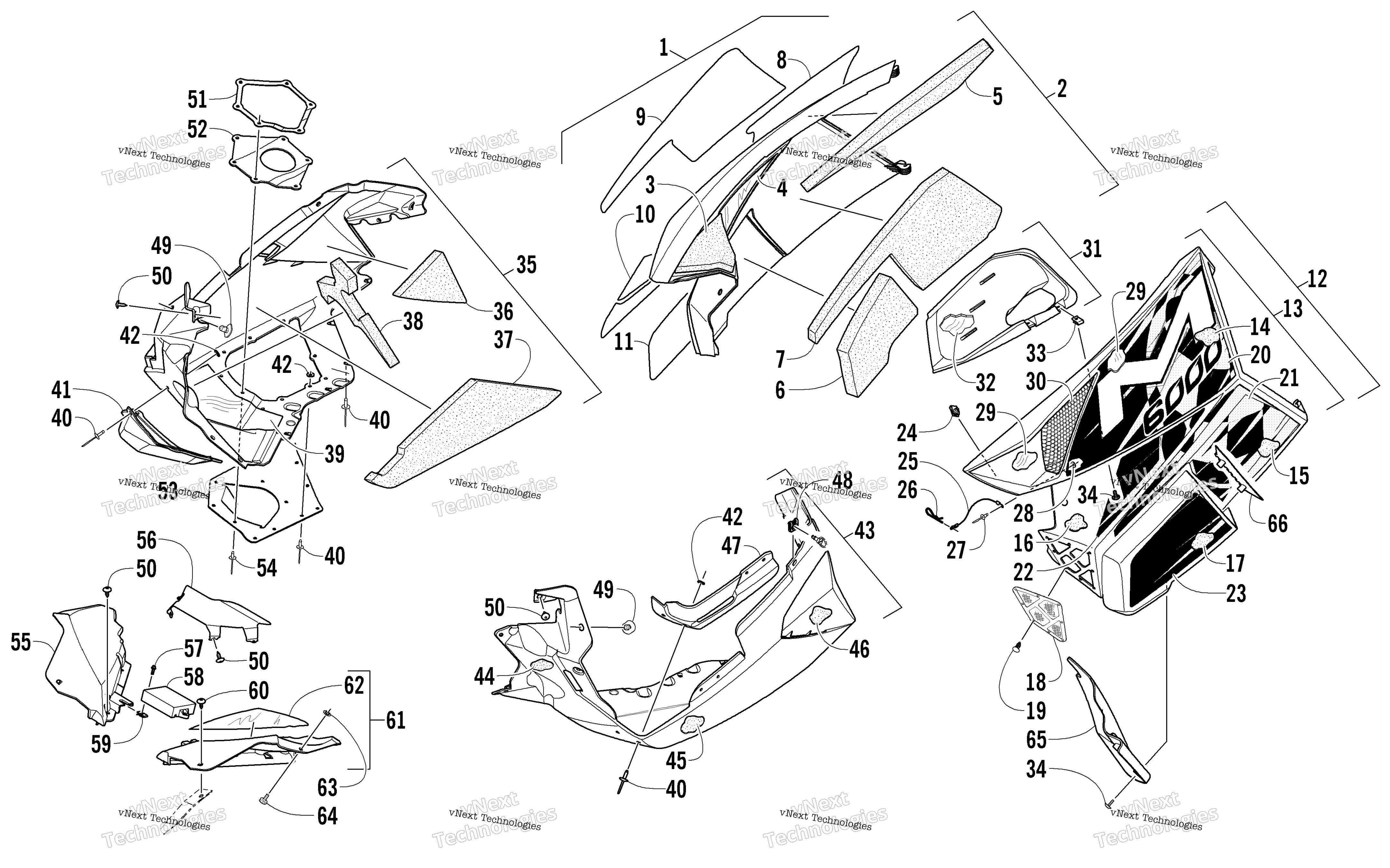 Skid Plate и Side панель узел