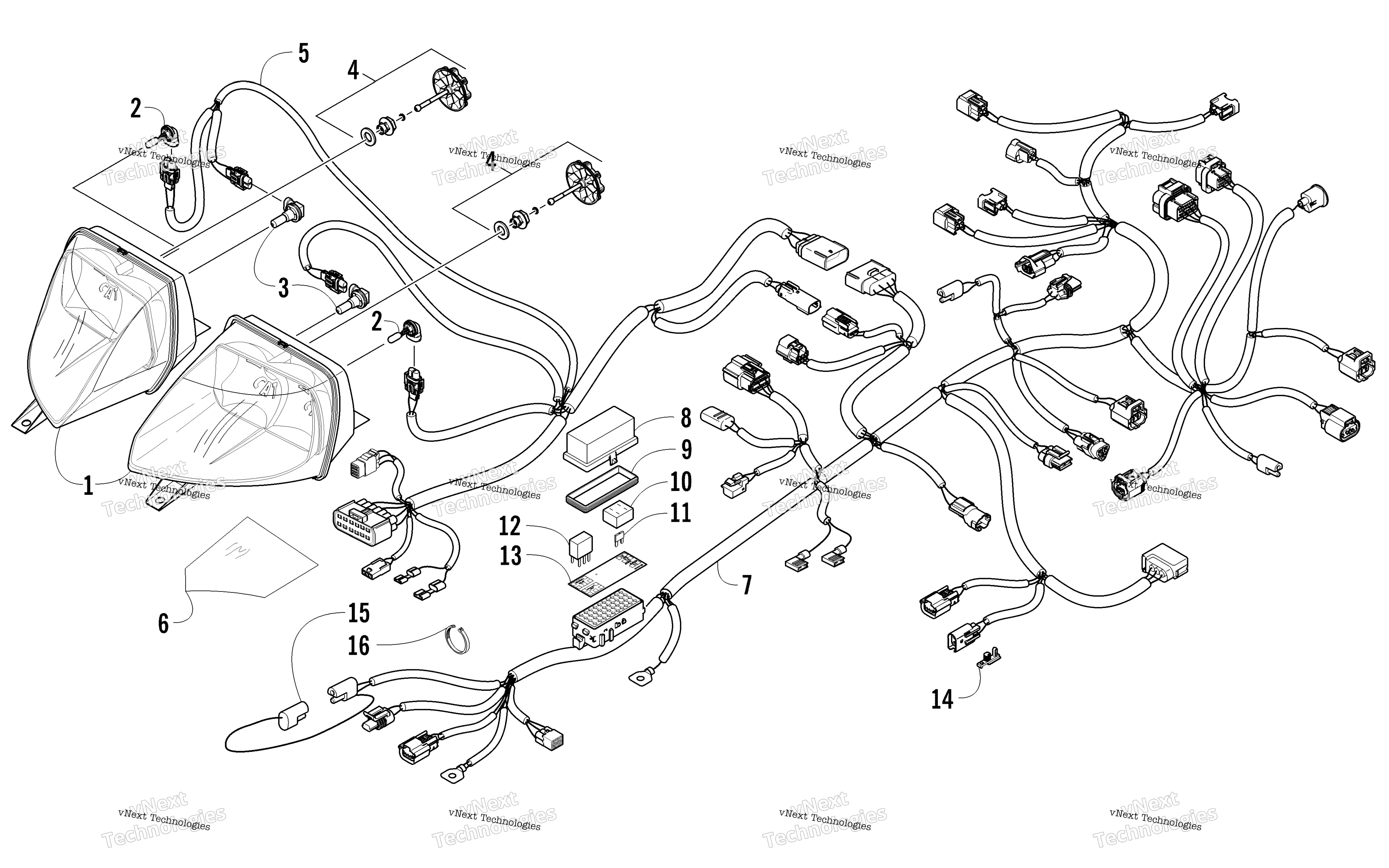 Фара And Wiring Assemblies