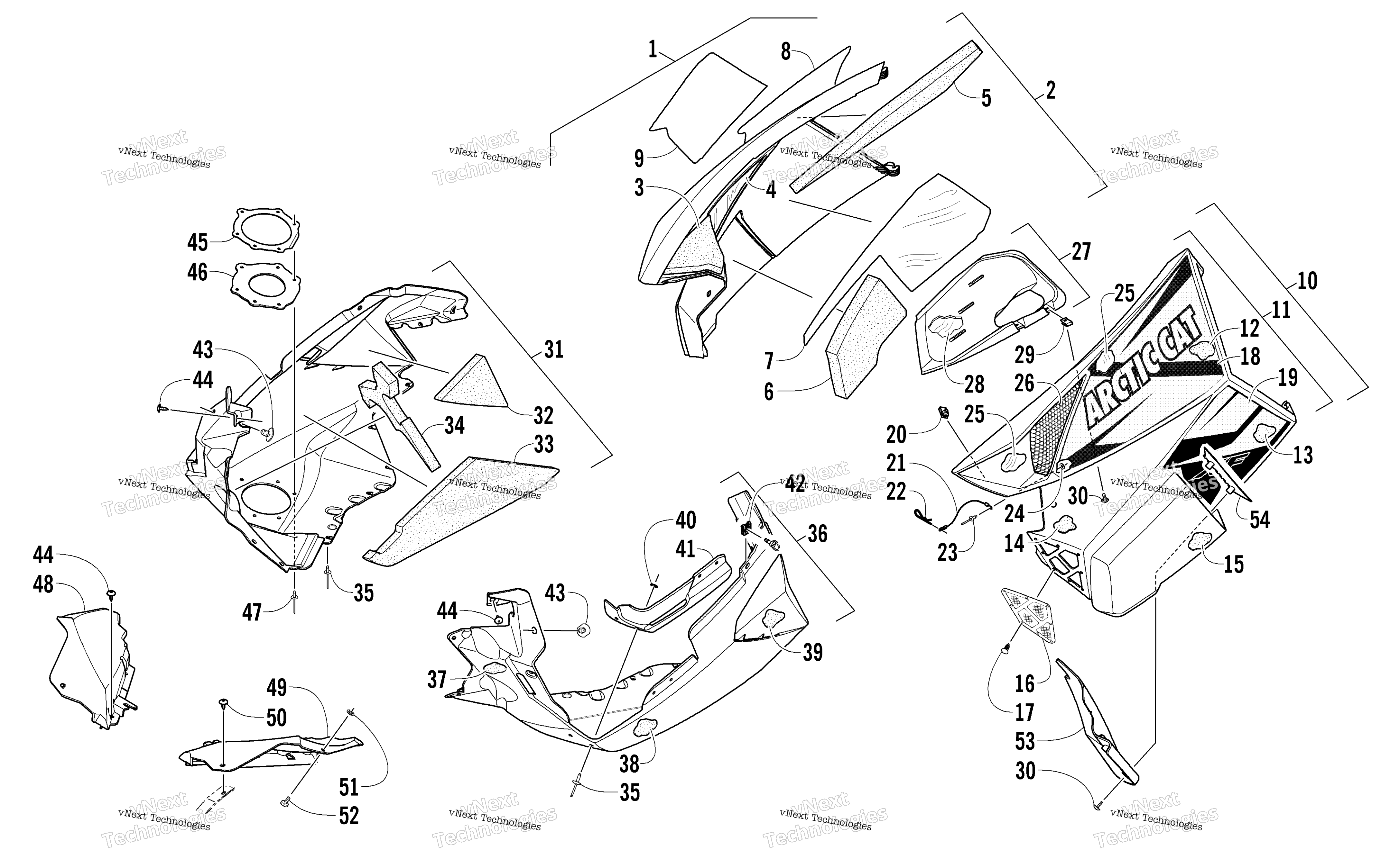 Skid Plate и Side панель узел